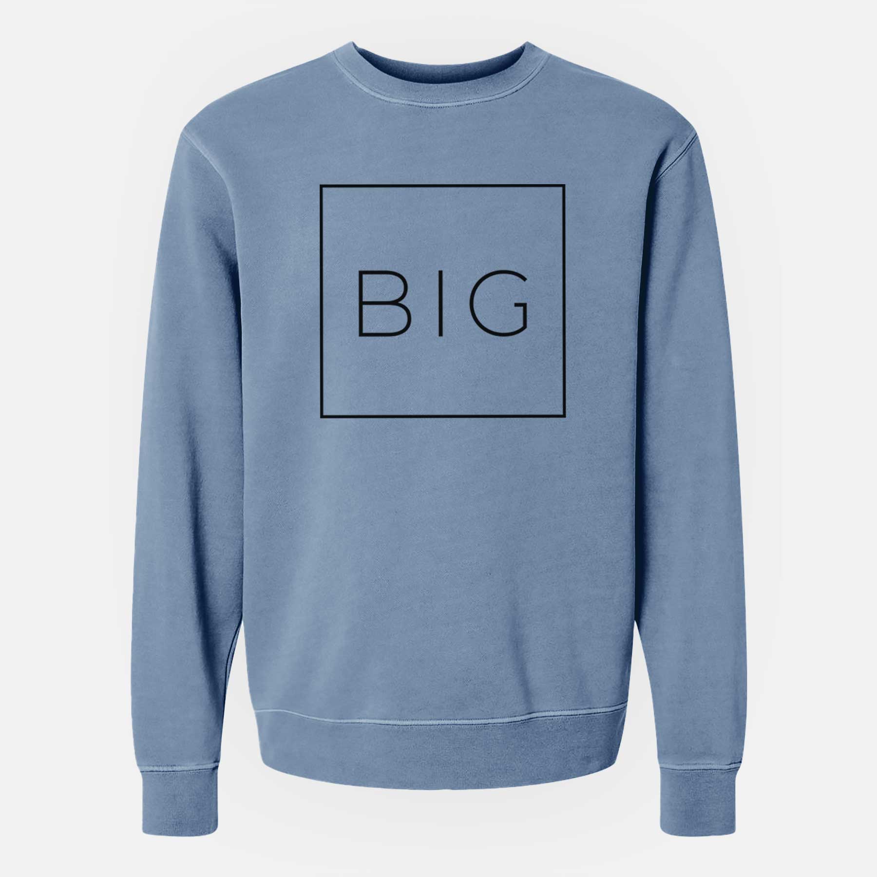 Big Boxed - Unisex Pigment Dyed Crew Sweatshirt