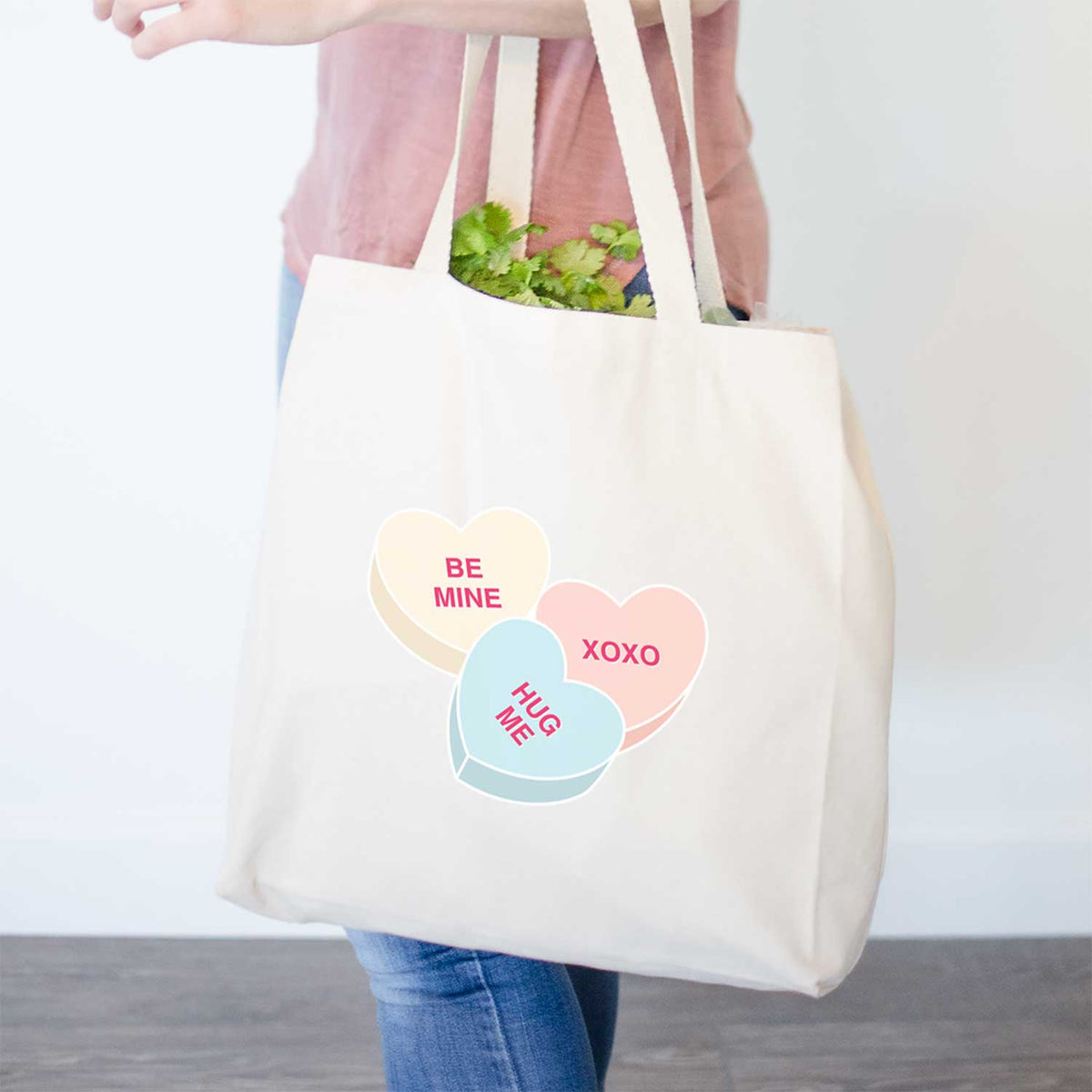 Valentine Candy Conversation Hearts  - Tote Bag