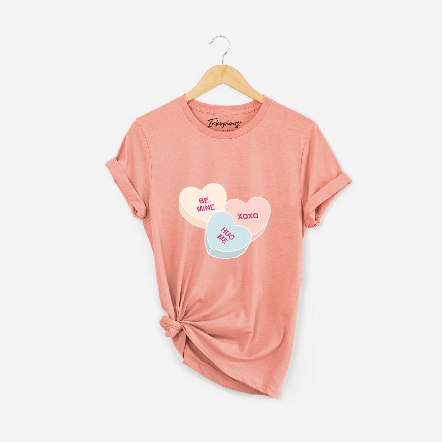 Valentine Candy Conversation Hearts  - Unisex Crewneck