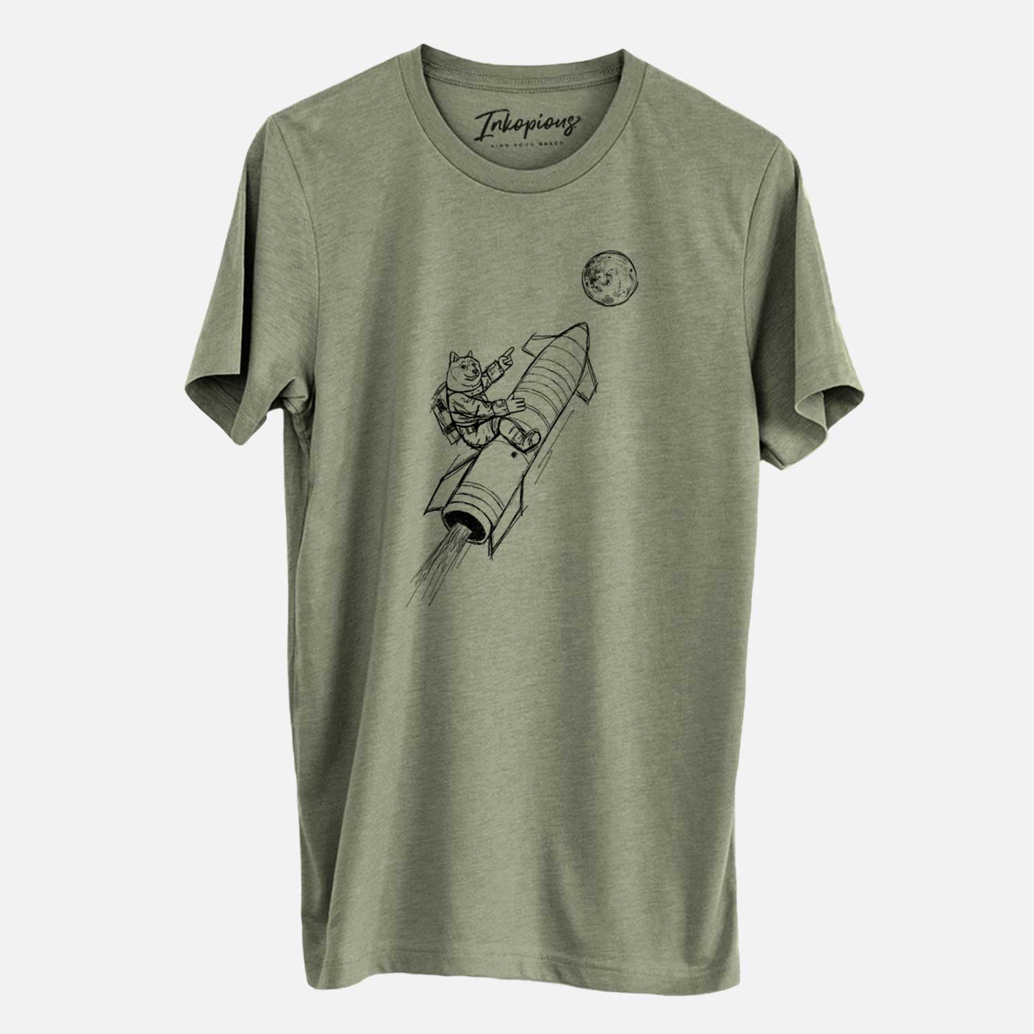 Doge to the Moon  - Unisex Crewneck