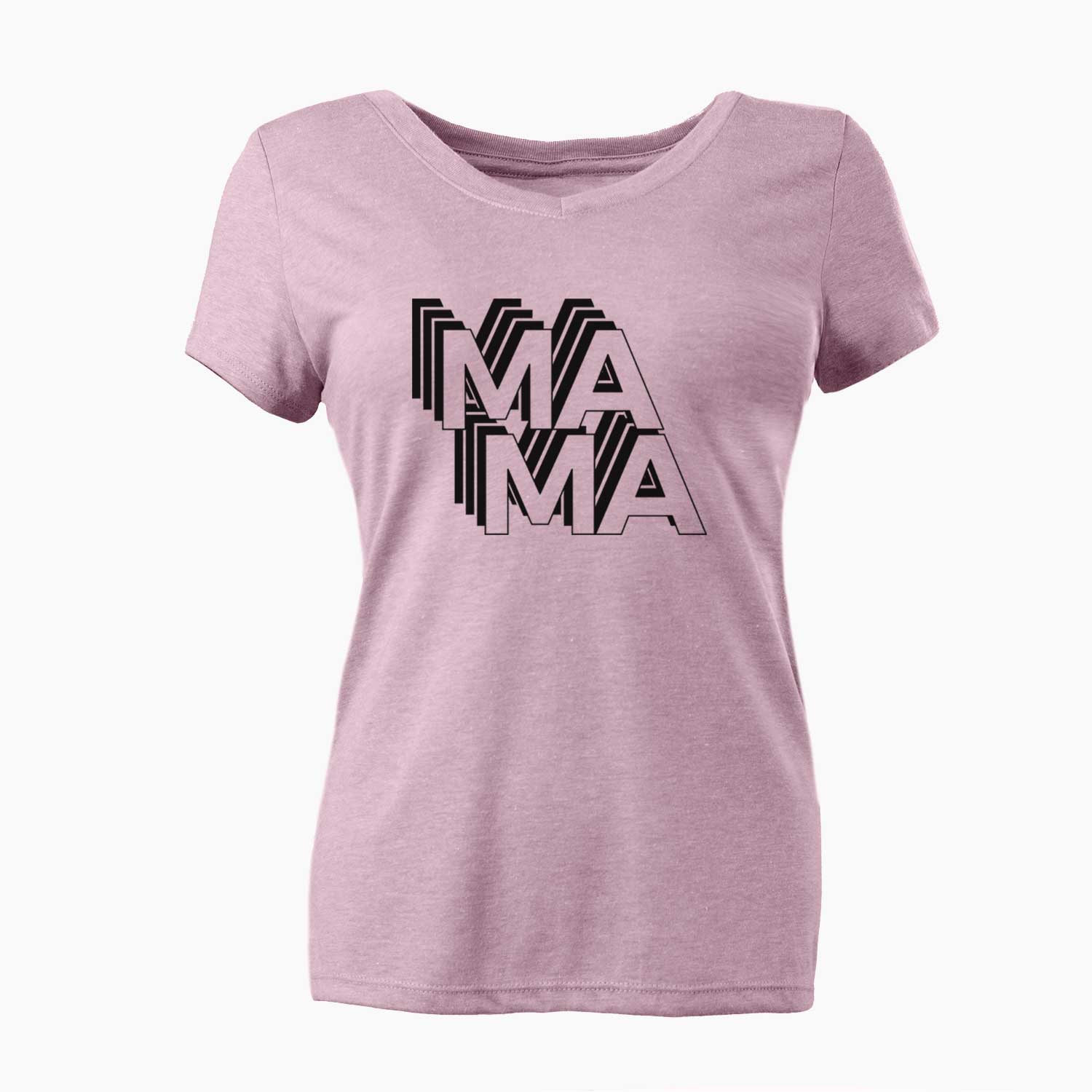 Mama - Electristack Collection  - Women's V-neck Shirt