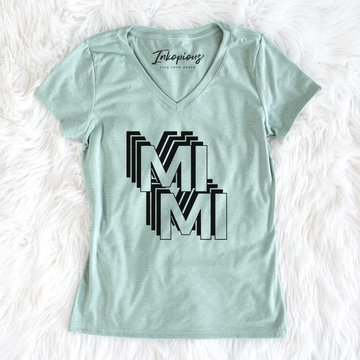 Mimi - Electristack Collection  - Women&#39;s V-neck Shirt