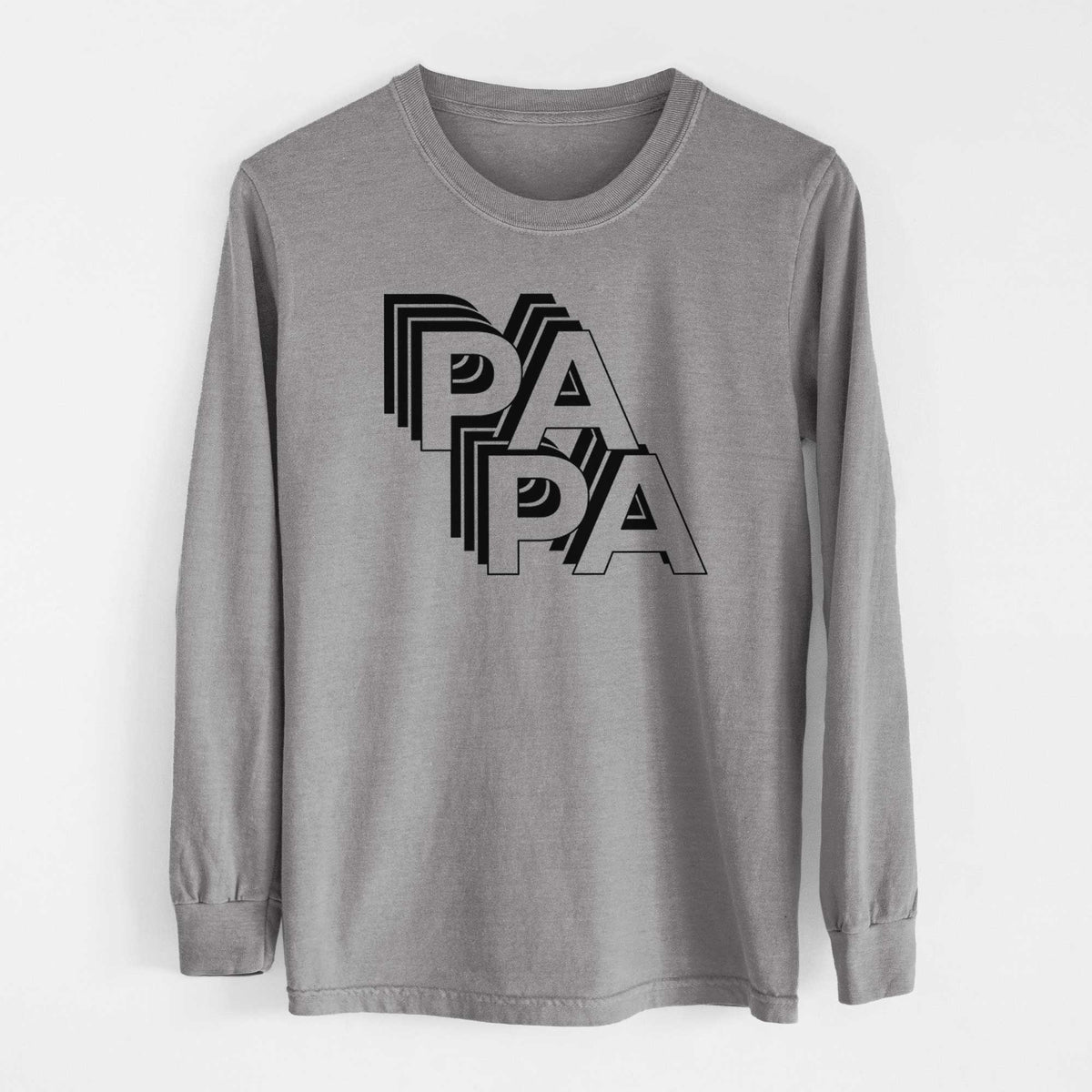 Electristack Papa - Heavyweight 100% Cotton Long Sleeve
