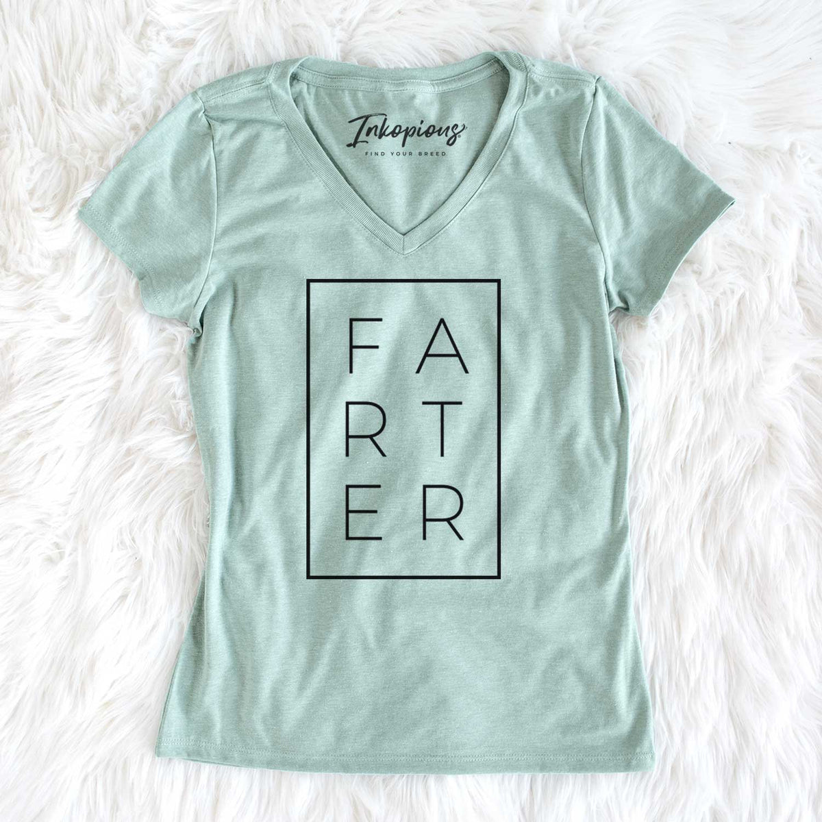 Farter Boxed  - Women&#39;s V-neck Shirt