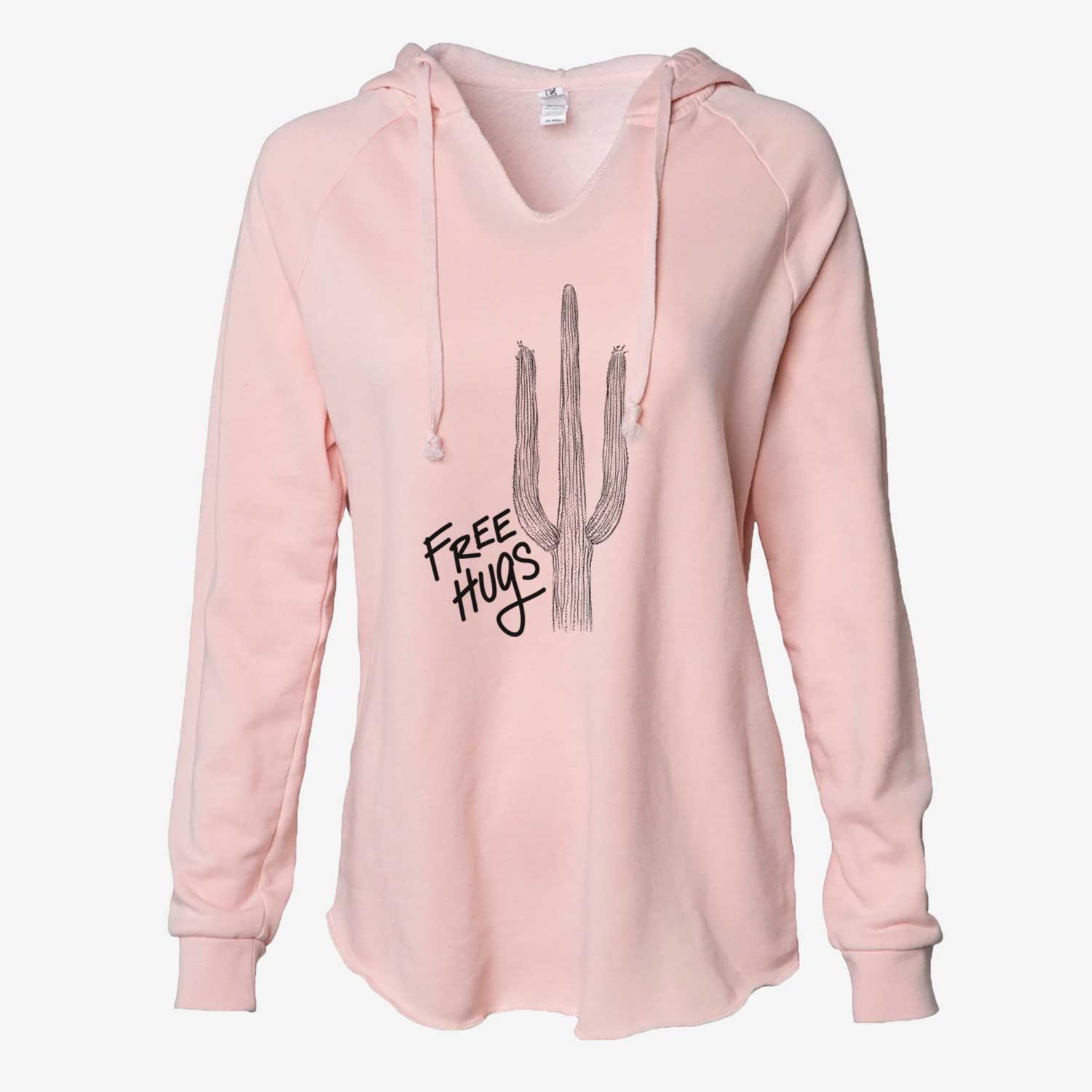 Free Hugs Saguaro Cactus  - Cali Wave Hooded Sweatshirt