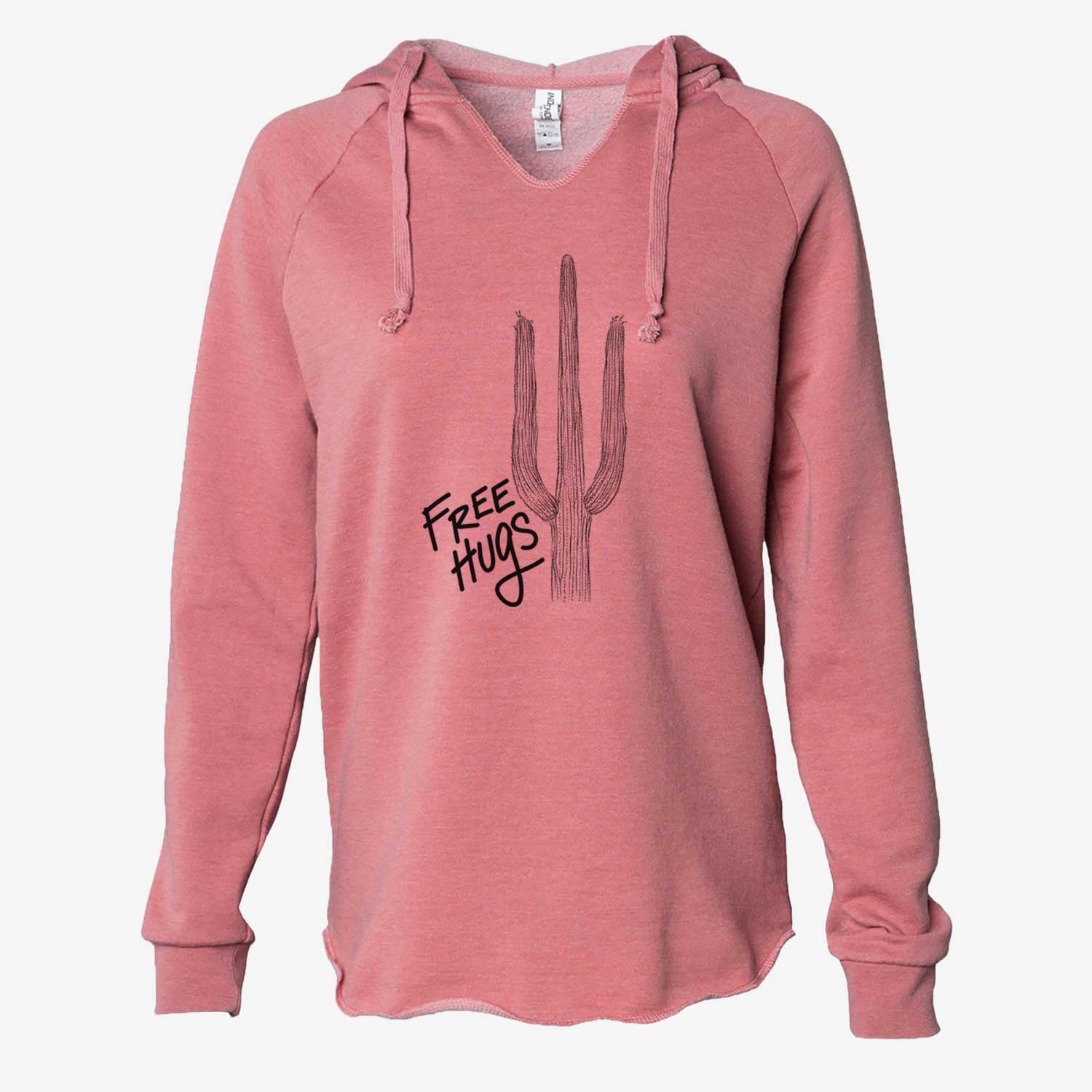 Free Hugs Saguaro Cactus  - Cali Wave Hooded Sweatshirt