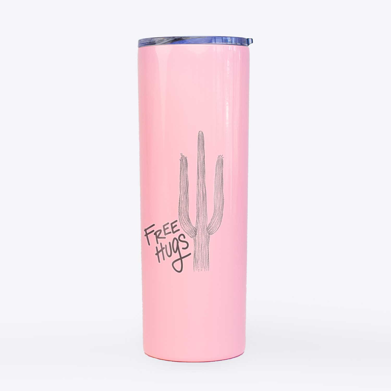 Free Hugs Saguaro Cactus  - 20oz Skinny Tumbler