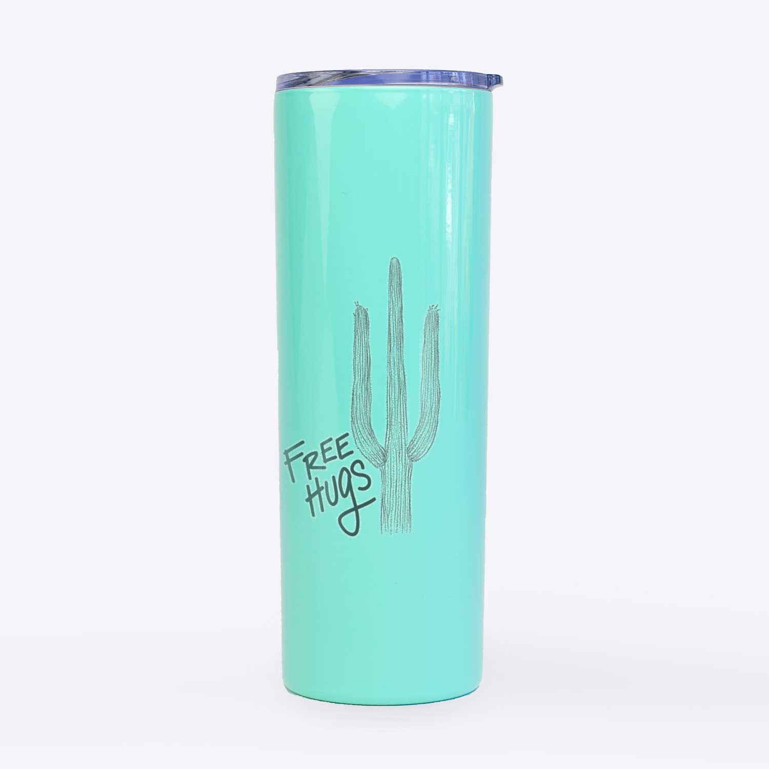 Free Hugs Saguaro Cactus  - 20oz Skinny Tumbler