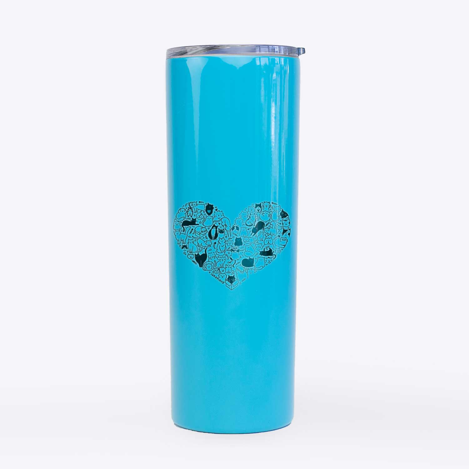 Heart Full of Cats  - 20oz Skinny Tumbler