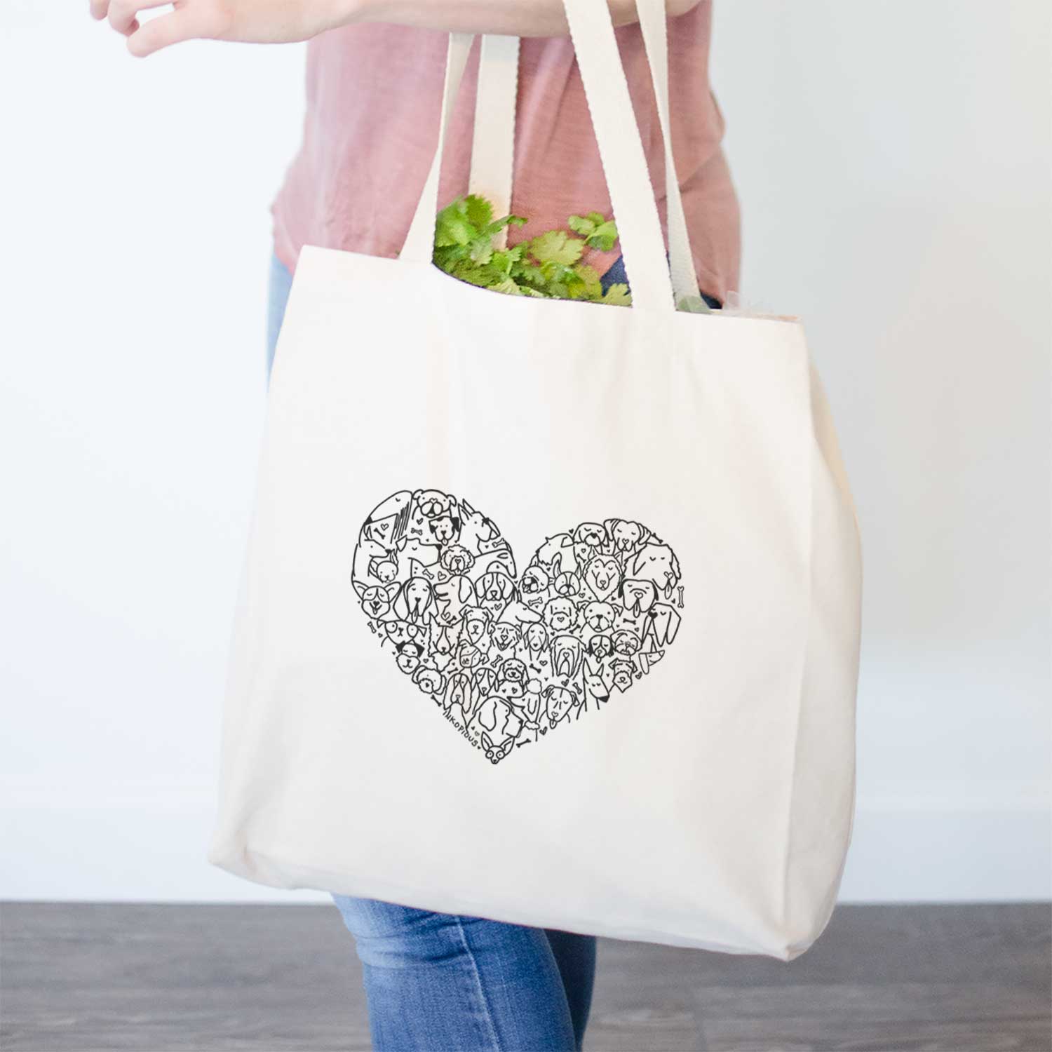 Heart Full of Dogs  - Tote Bag