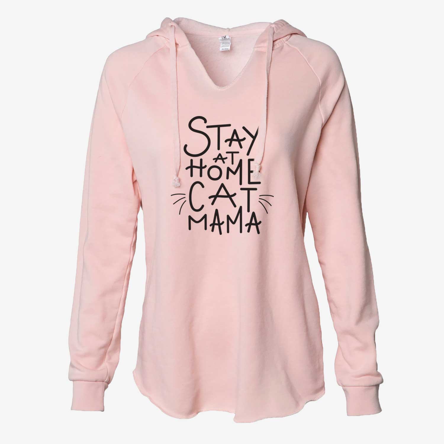 Stay at Home Cat Mama  - Cali Wave Hooded Sweatshirt