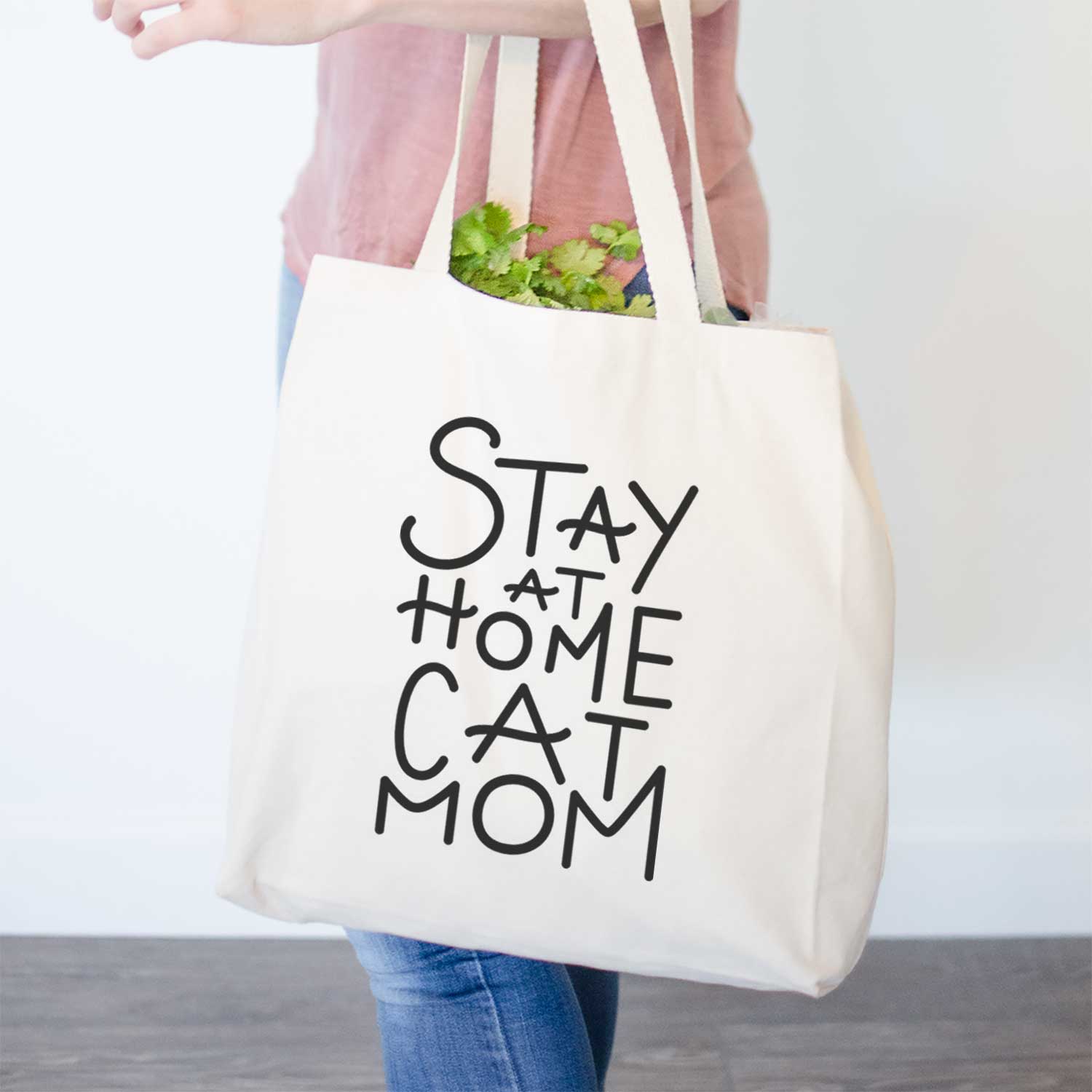 Stay at Home Cat Mom  - Tote Bag