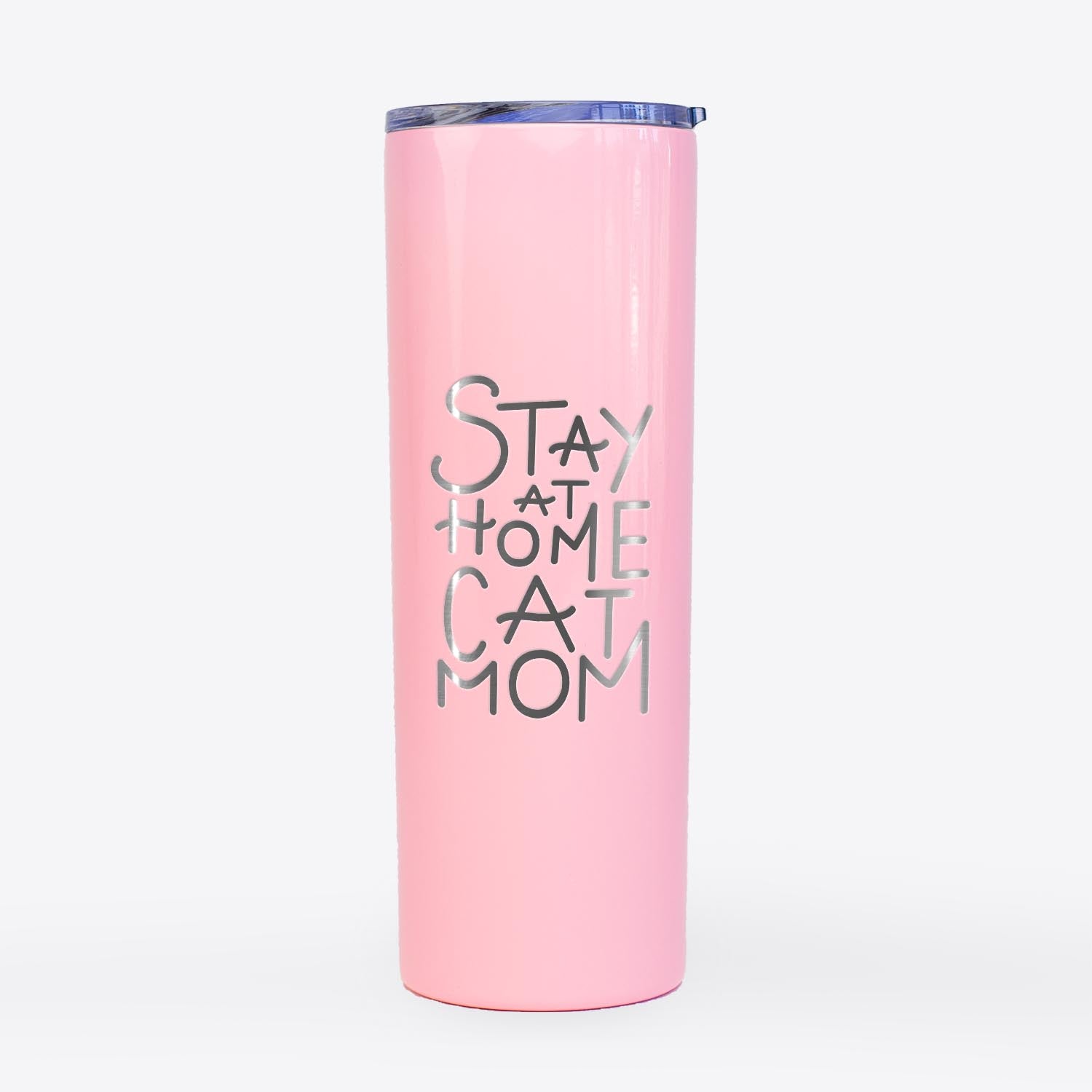 Stay at Home Cat Mom  - 20oz Skinny Tumbler