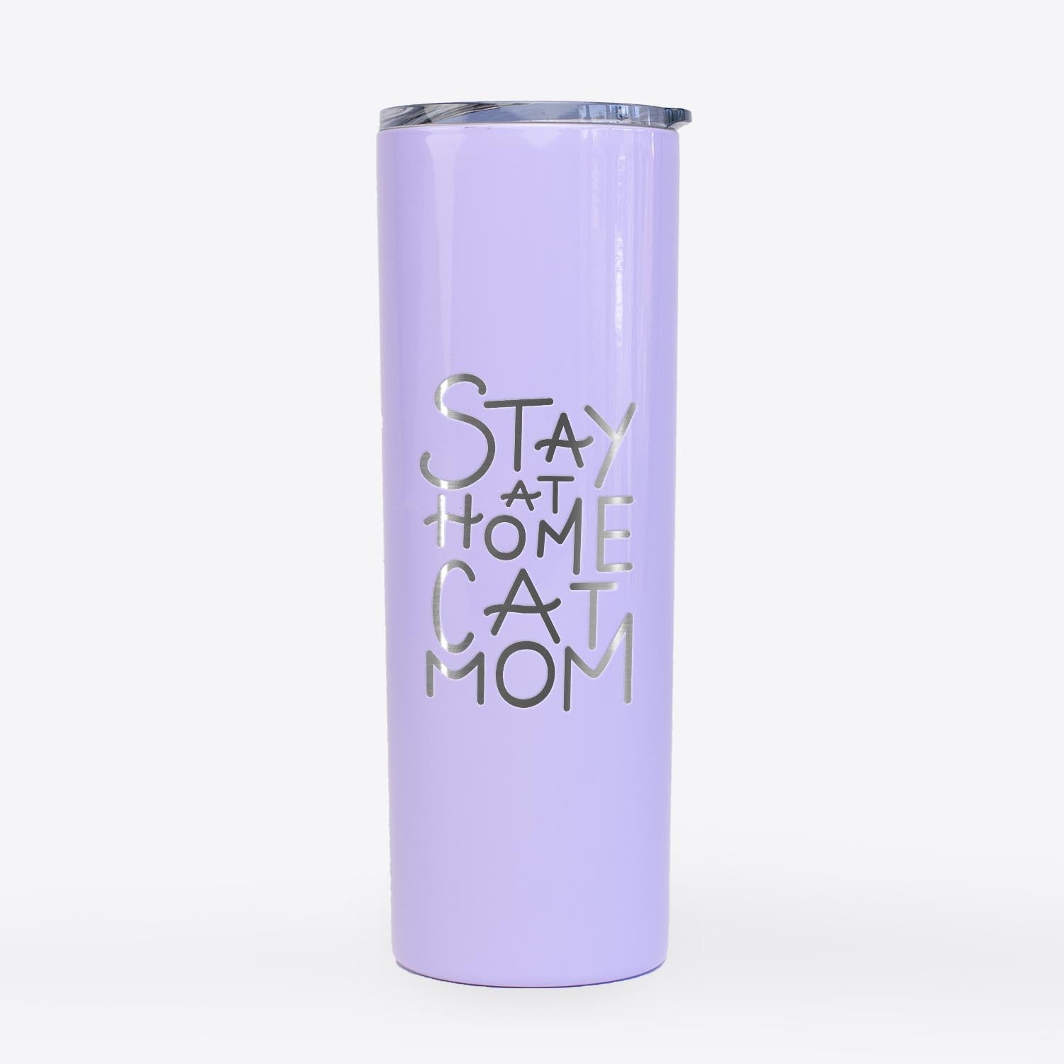 Stay at Home Cat Mom  - 20oz Skinny Tumbler