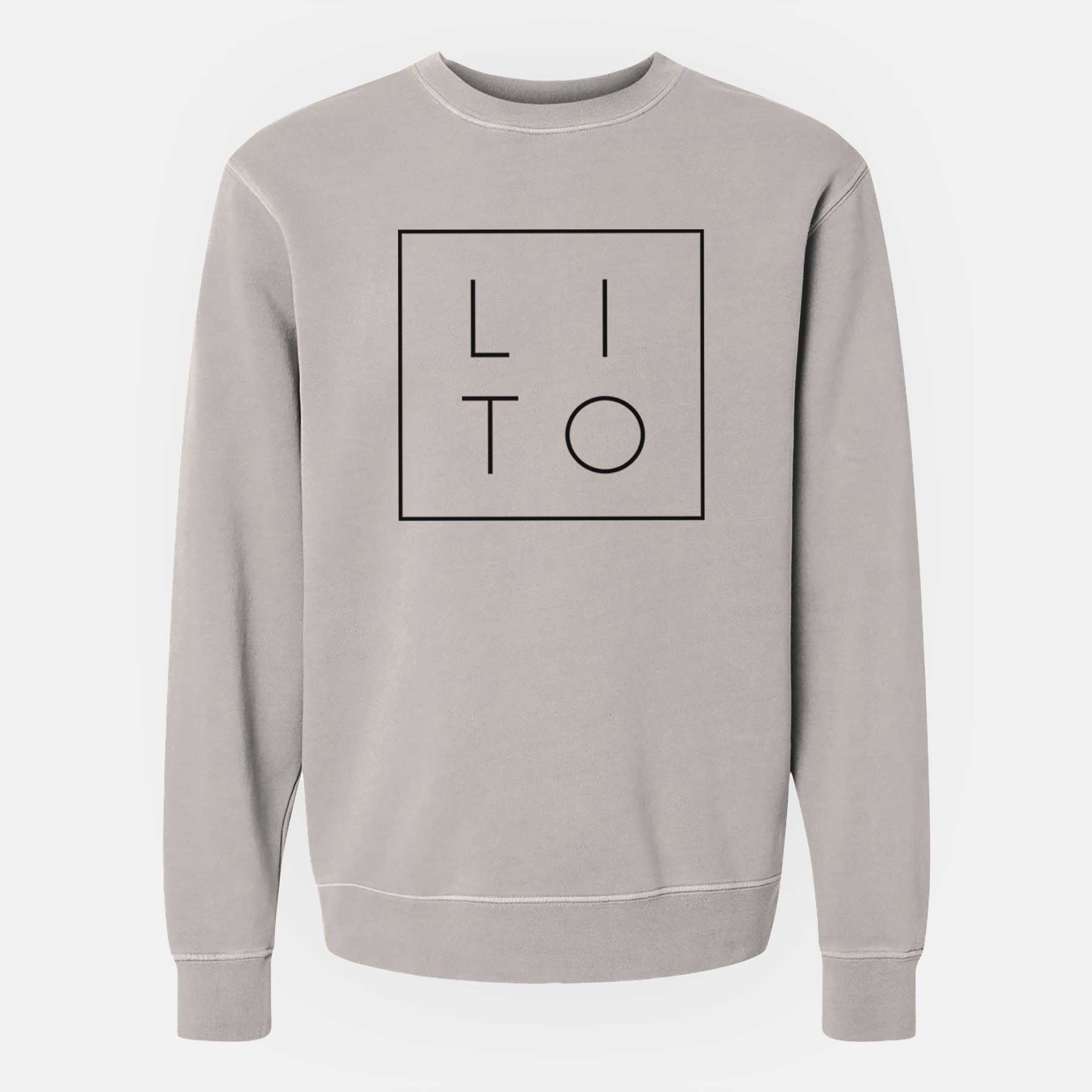 Lito Boxed - Unisex Pigment Dyed Crew Sweatshirt