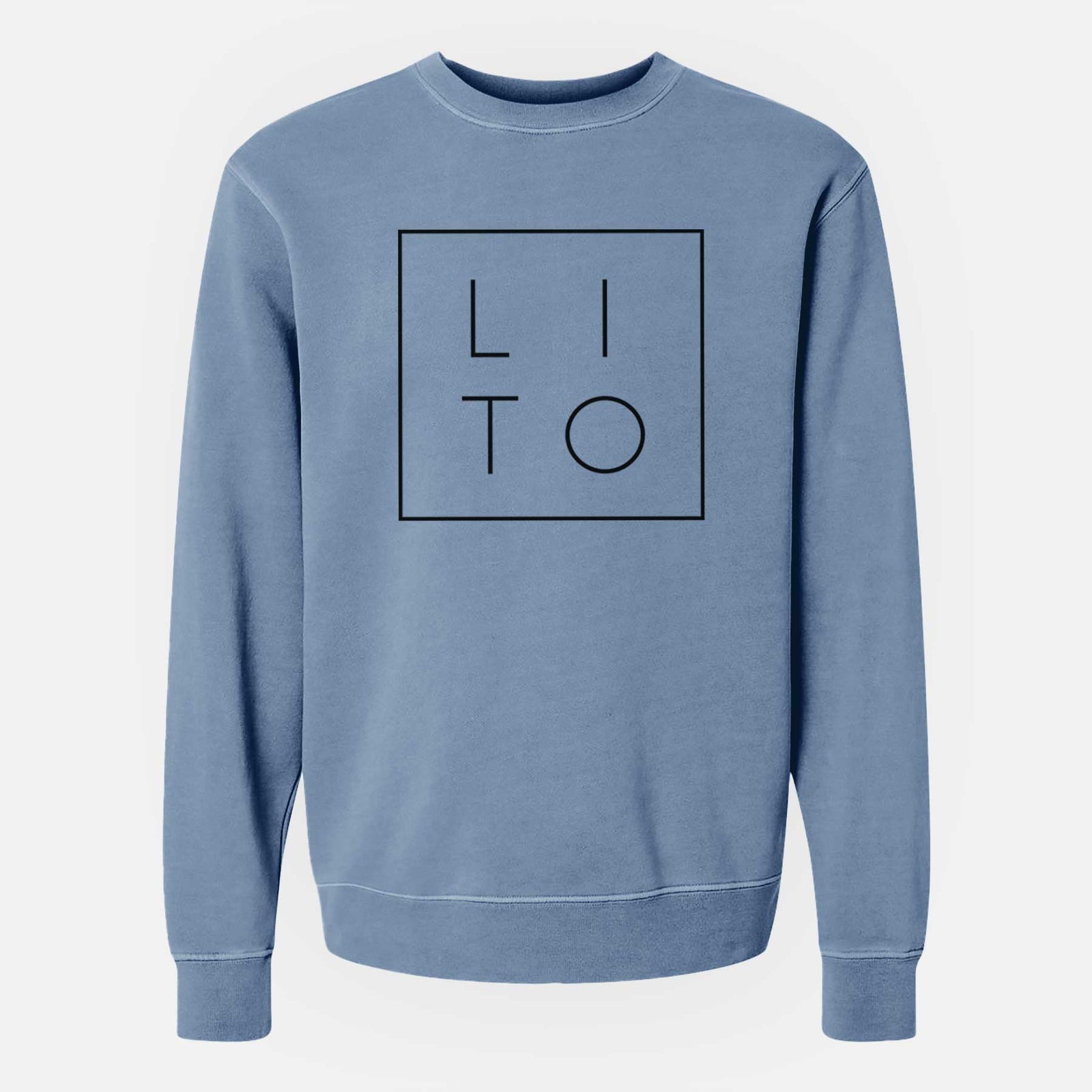 Lito Boxed - Unisex Pigment Dyed Crew Sweatshirt