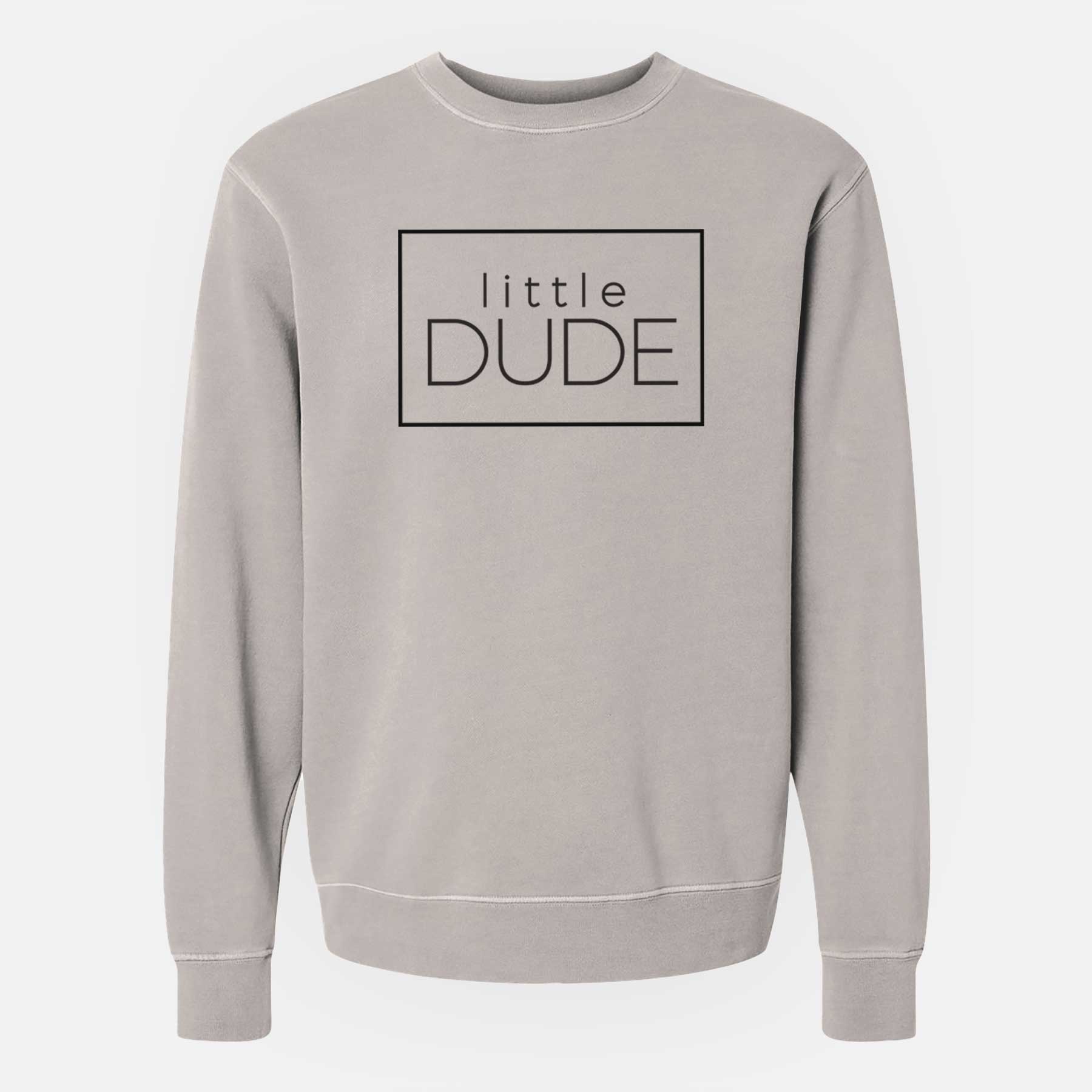 Little Dude Boxed - Unisex Pigment Dyed Crew Sweatshirt