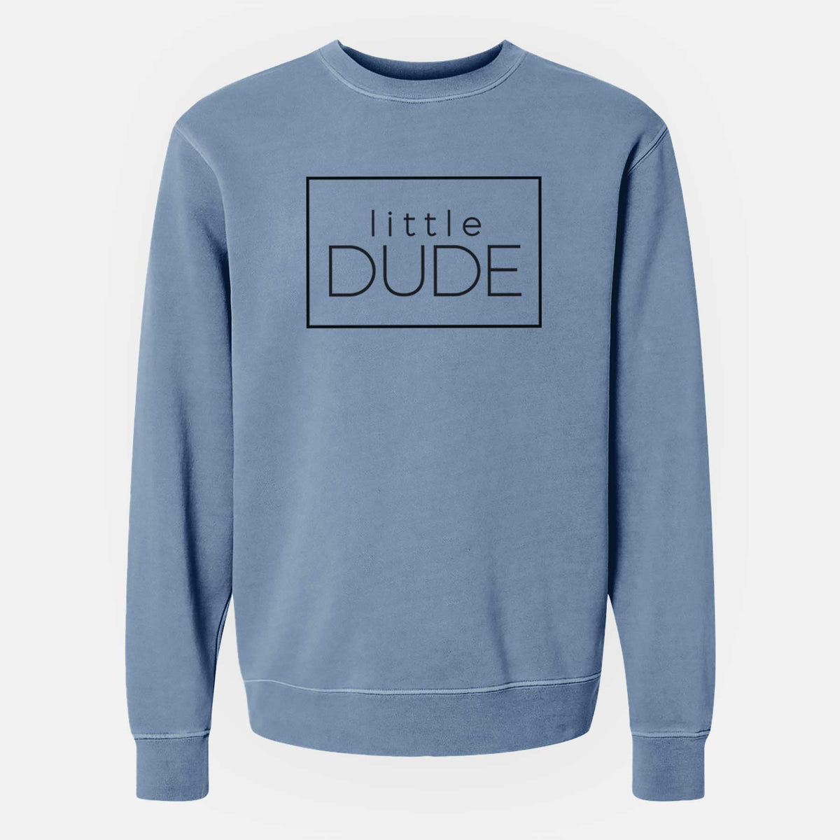 Little Dude Boxed - Unisex Pigment Dyed Crew Sweatshirt