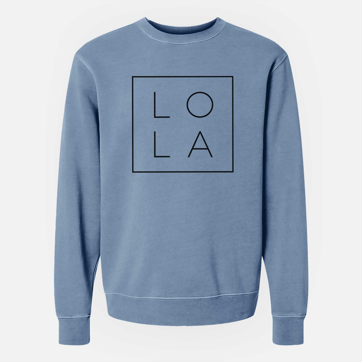 Lola Boxed - Unisex Pigment Dyed Crew Sweatshirt