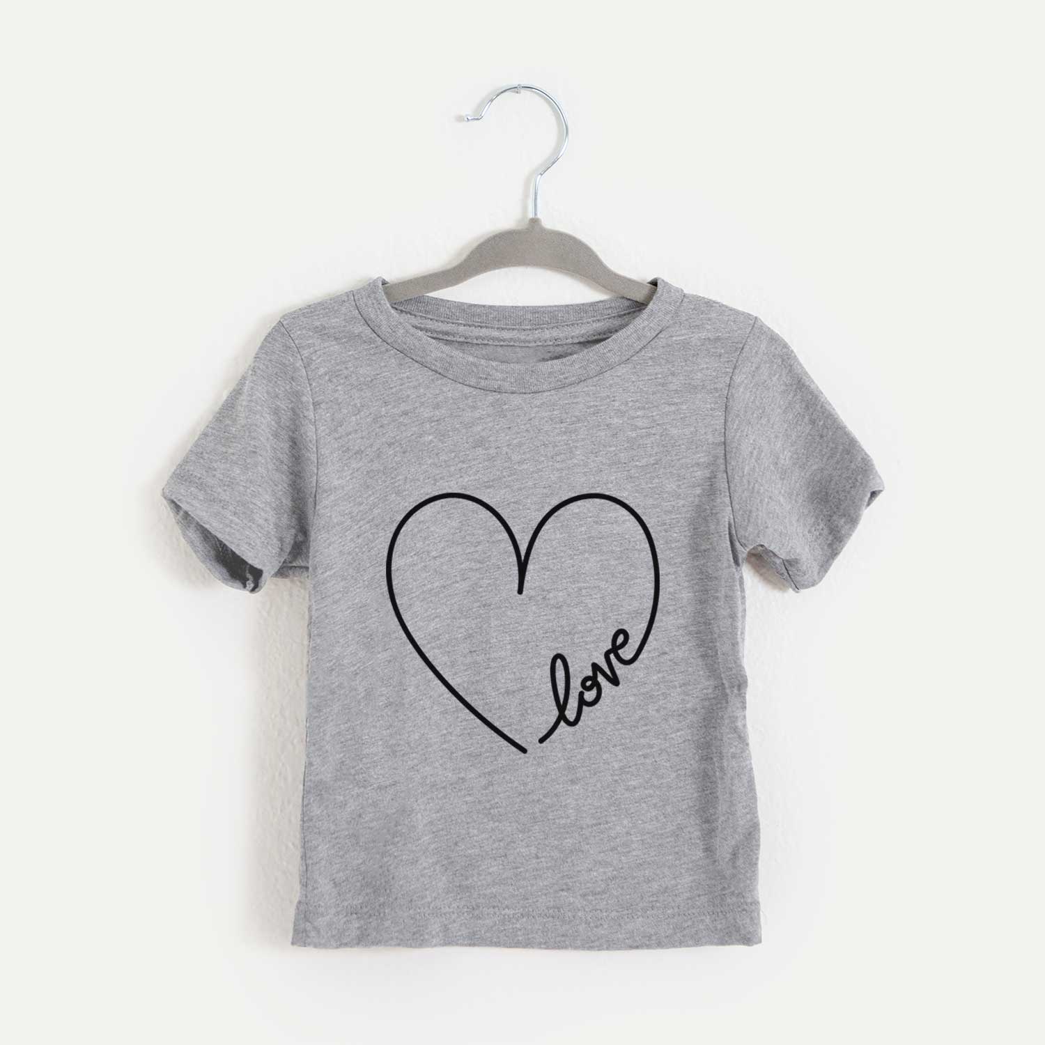 Hand Drawn Love Heart  - Kids/Youth/Toddler Shirt