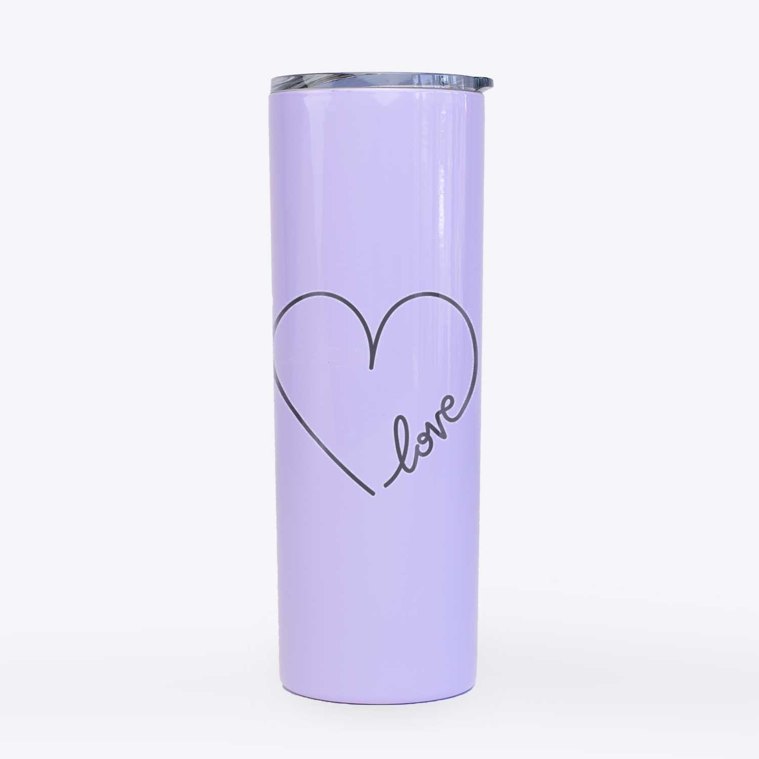 Hand Drawn Love Heart  - 20oz Skinny Tumbler