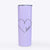 Hand Drawn Love Heart  - 20oz Skinny Tumbler