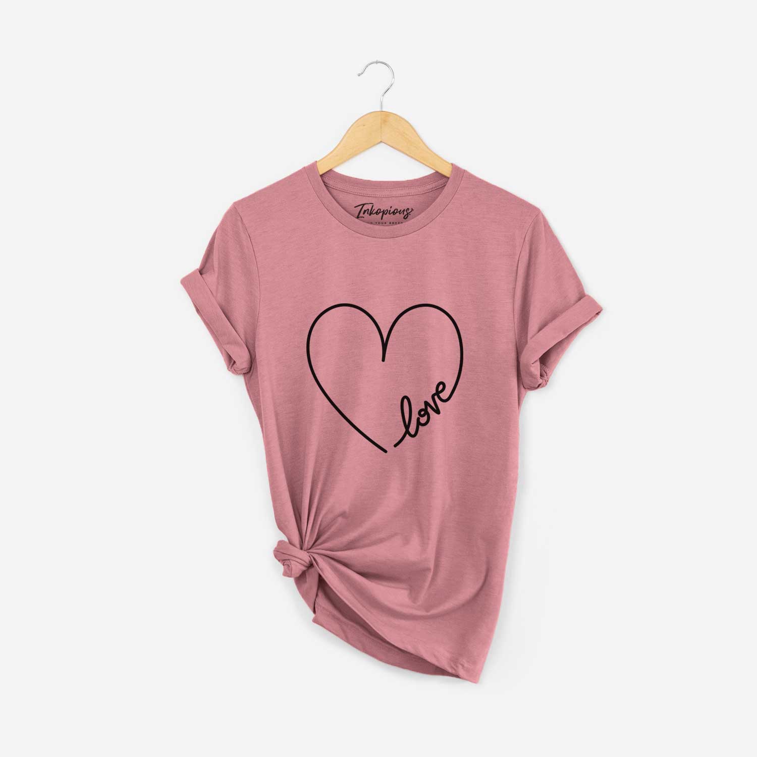 Hand Drawn Love Heart  - Unisex Crewneck