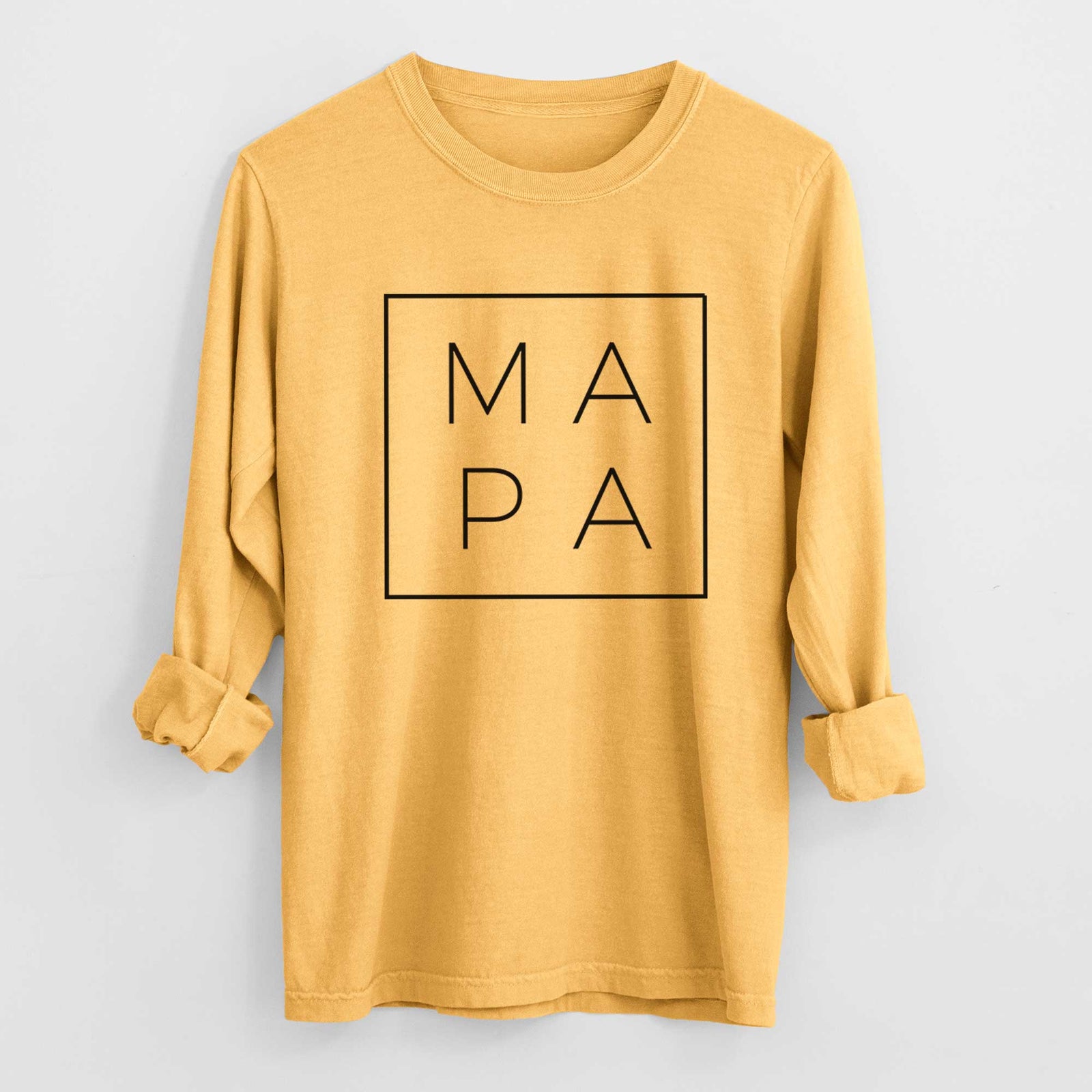 Mapa Boxed - Heavyweight 100% Cotton Long Sleeve