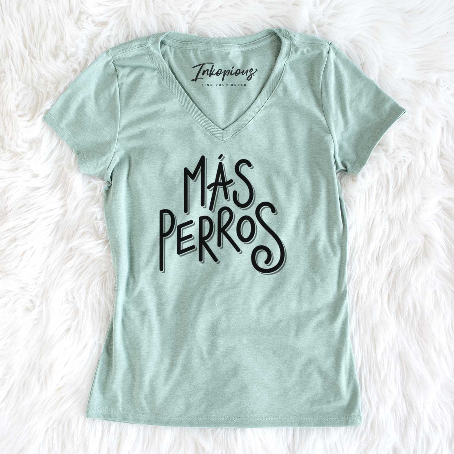 Mas Perros  - Women's V-neck Shirt