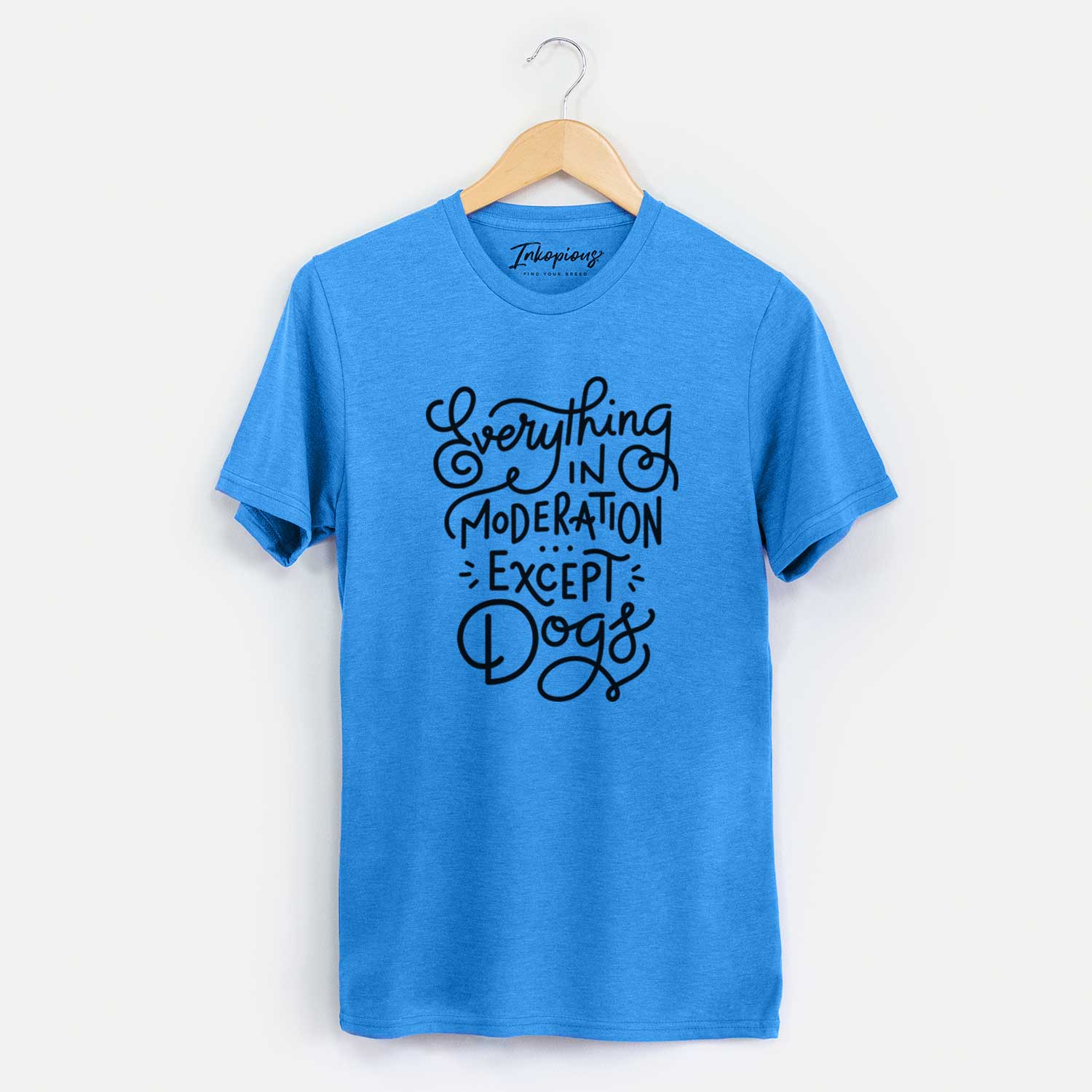 Everything in Moderation - Except Dogs  - Unisex Crewneck