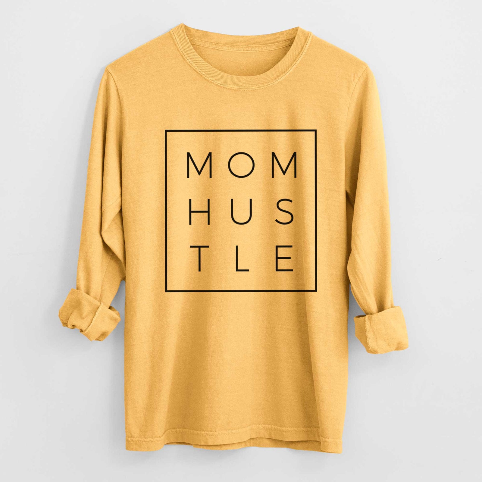 Mom HustleBoxed - Heavyweight 100% Cotton Long Sleeve