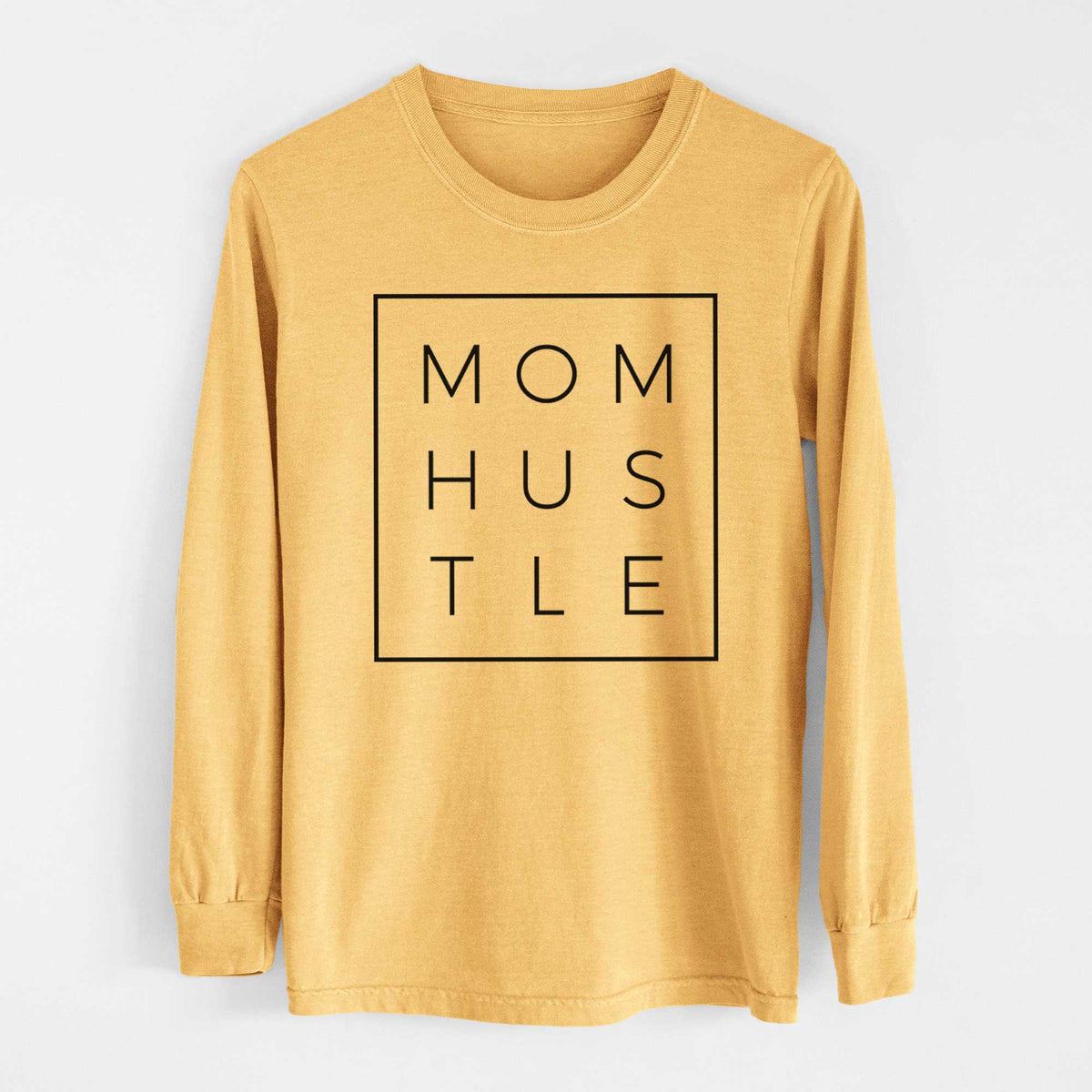 Mom HustleBoxed - Heavyweight 100% Cotton Long Sleeve