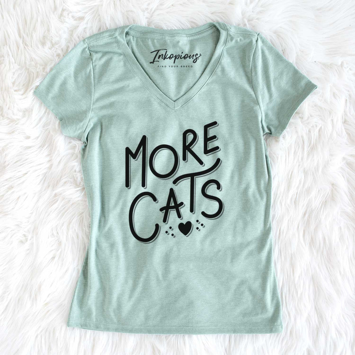 More Cats  - Women&#39;s V-neck Shirt