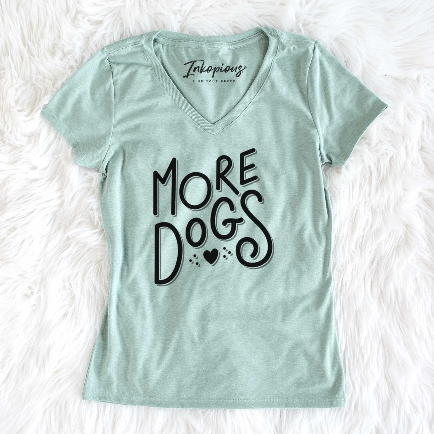 More Dogs  - Women's V-neck Shirt