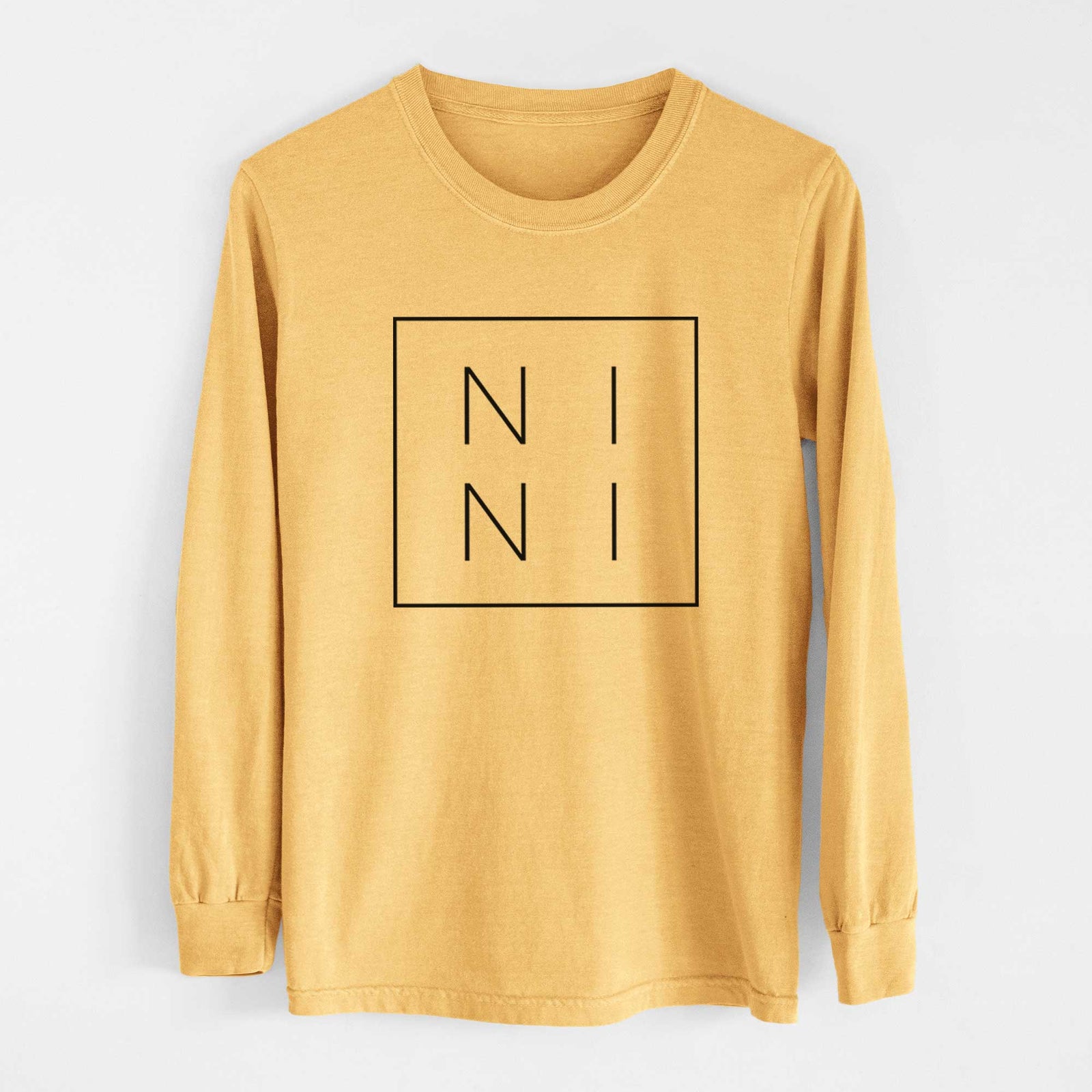 Nini Boxed - Heavyweight 100% Cotton Long Sleeve