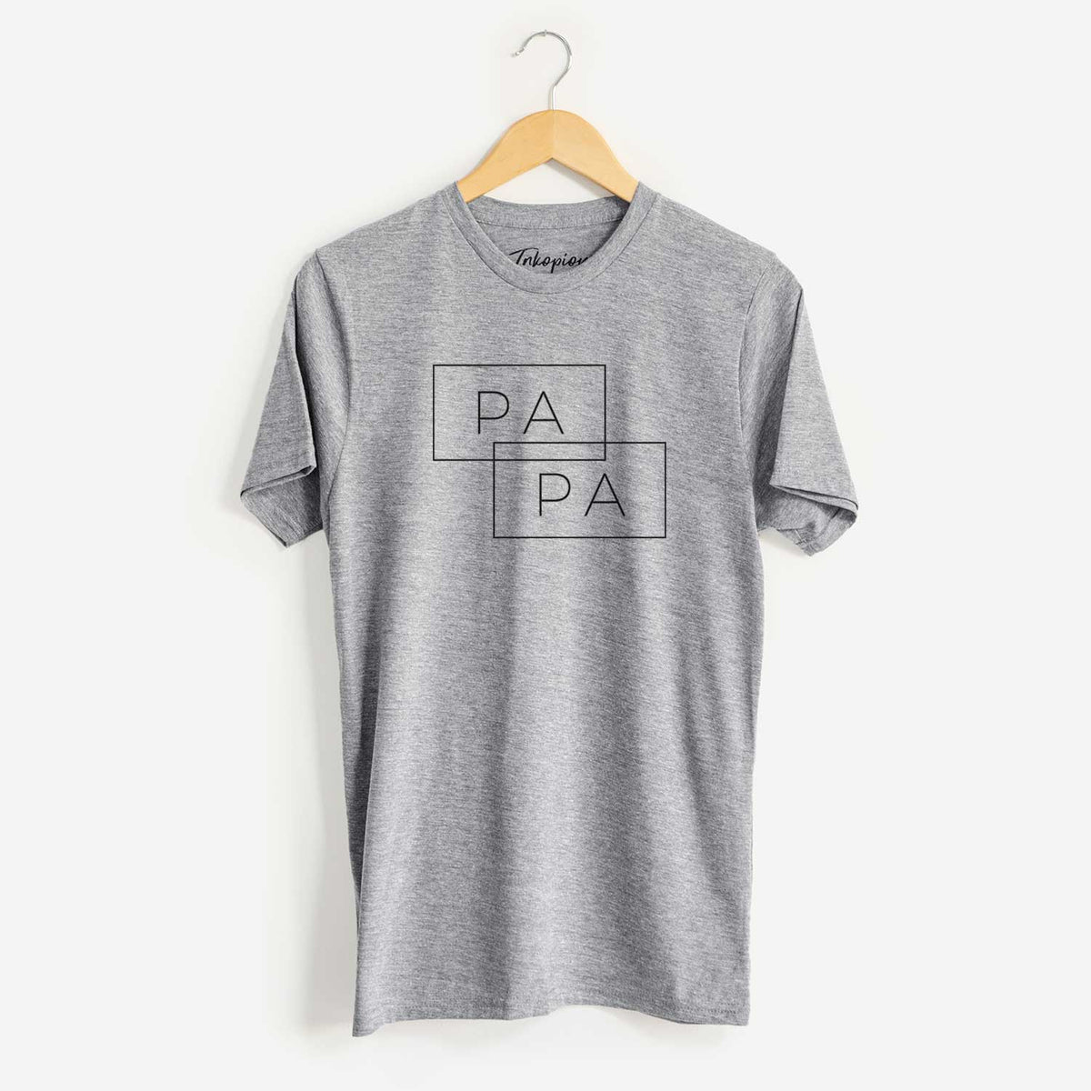 Papa Double Rectangle  - Unisex Crewneck