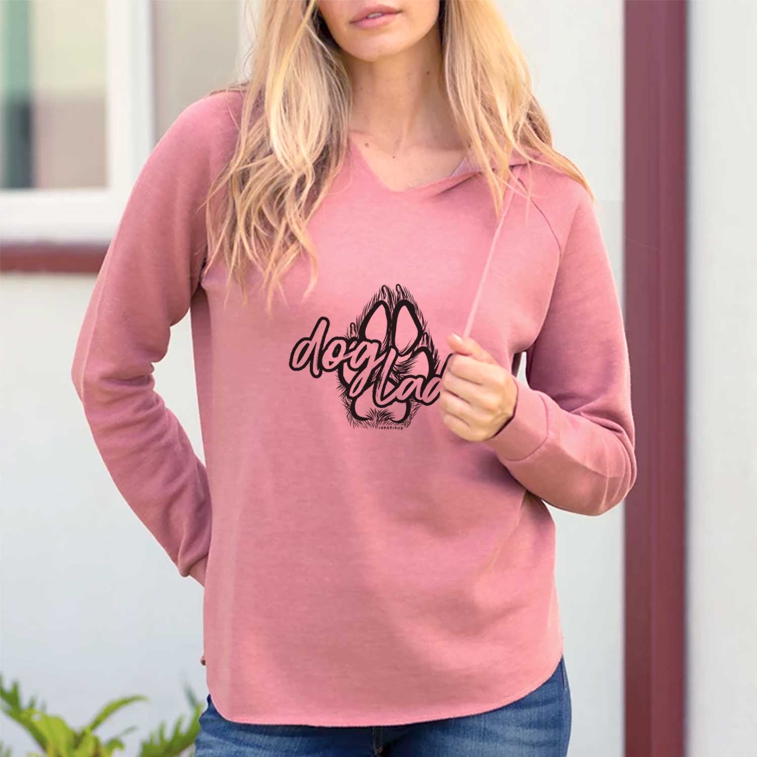 Dog Lady - Paw Collection  - Cali Wave Hooded Sweatshirt