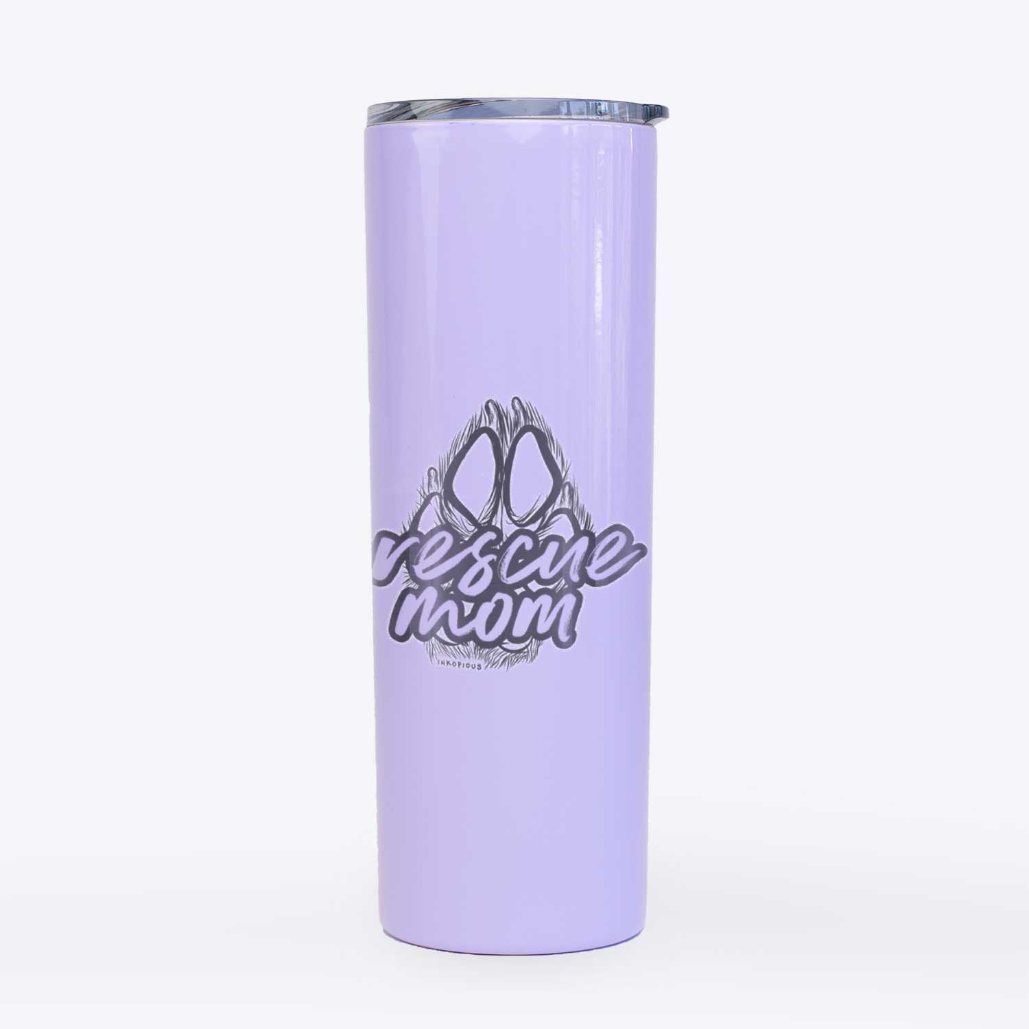 Rescue Mom - Paw Collection  - 20oz Skinny Tumbler