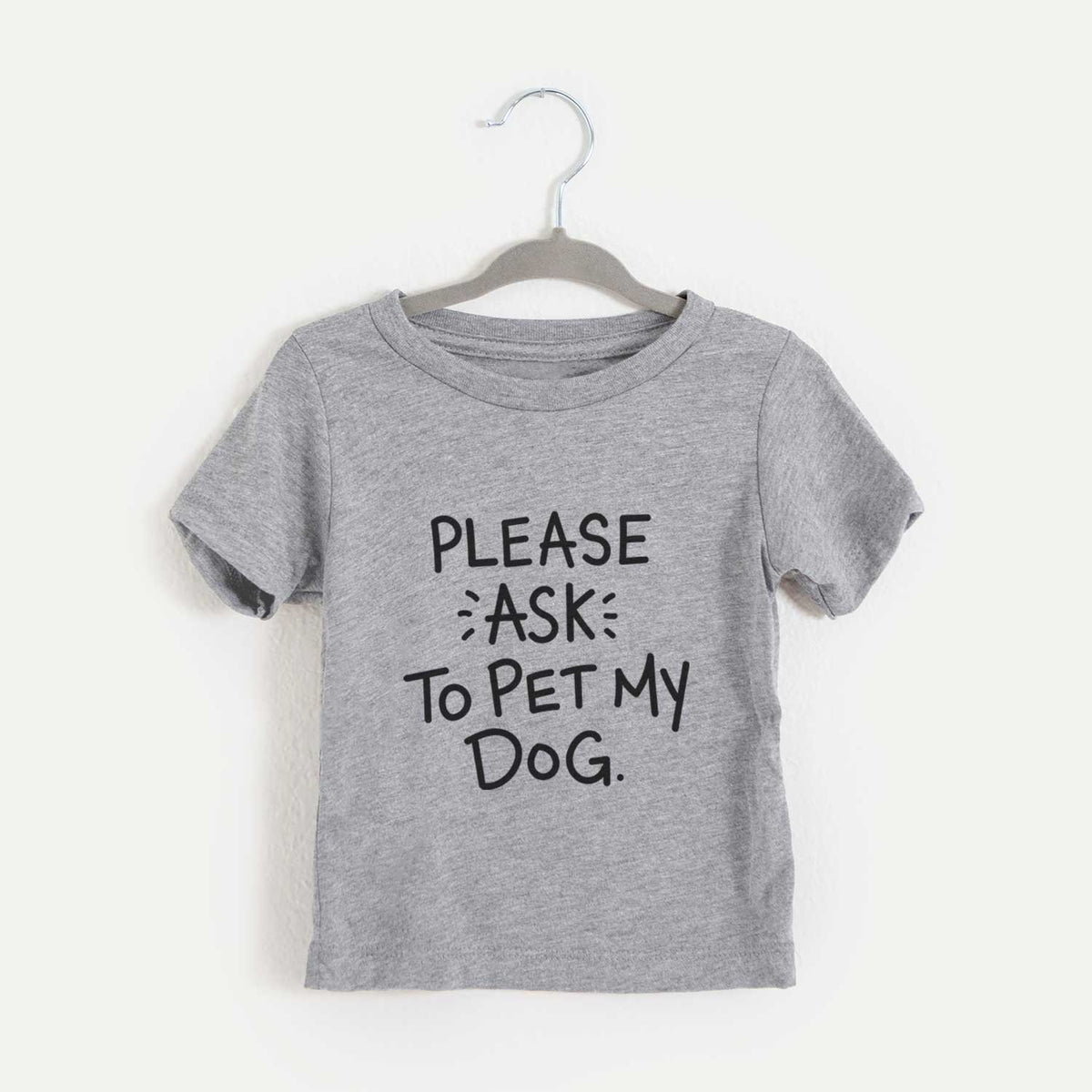 Please Ask to Pet My Dog  - Kids/Youth/Toddler Shirt