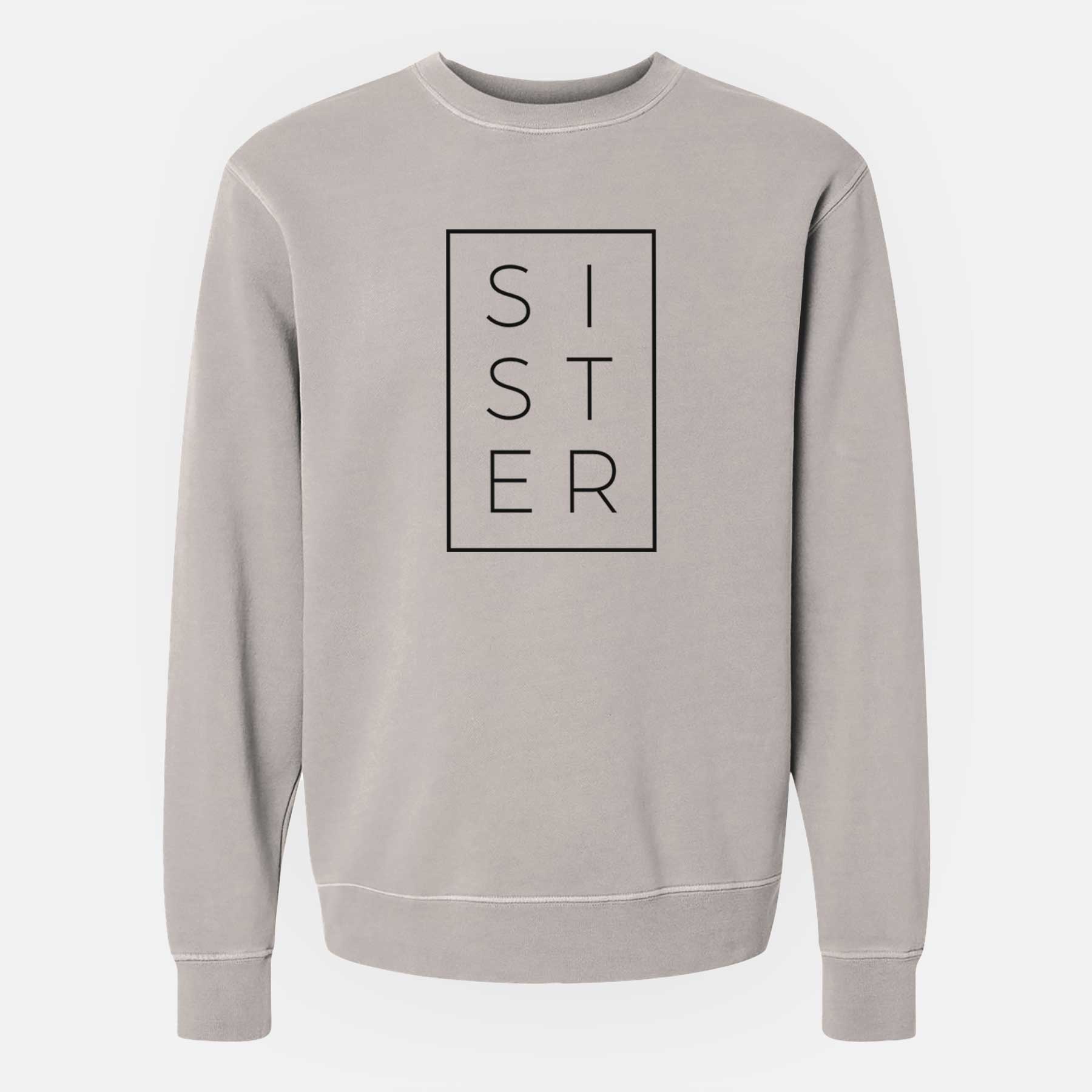 Sister Boxed - Unisex Pigment Dyed Crew Sweatshirt