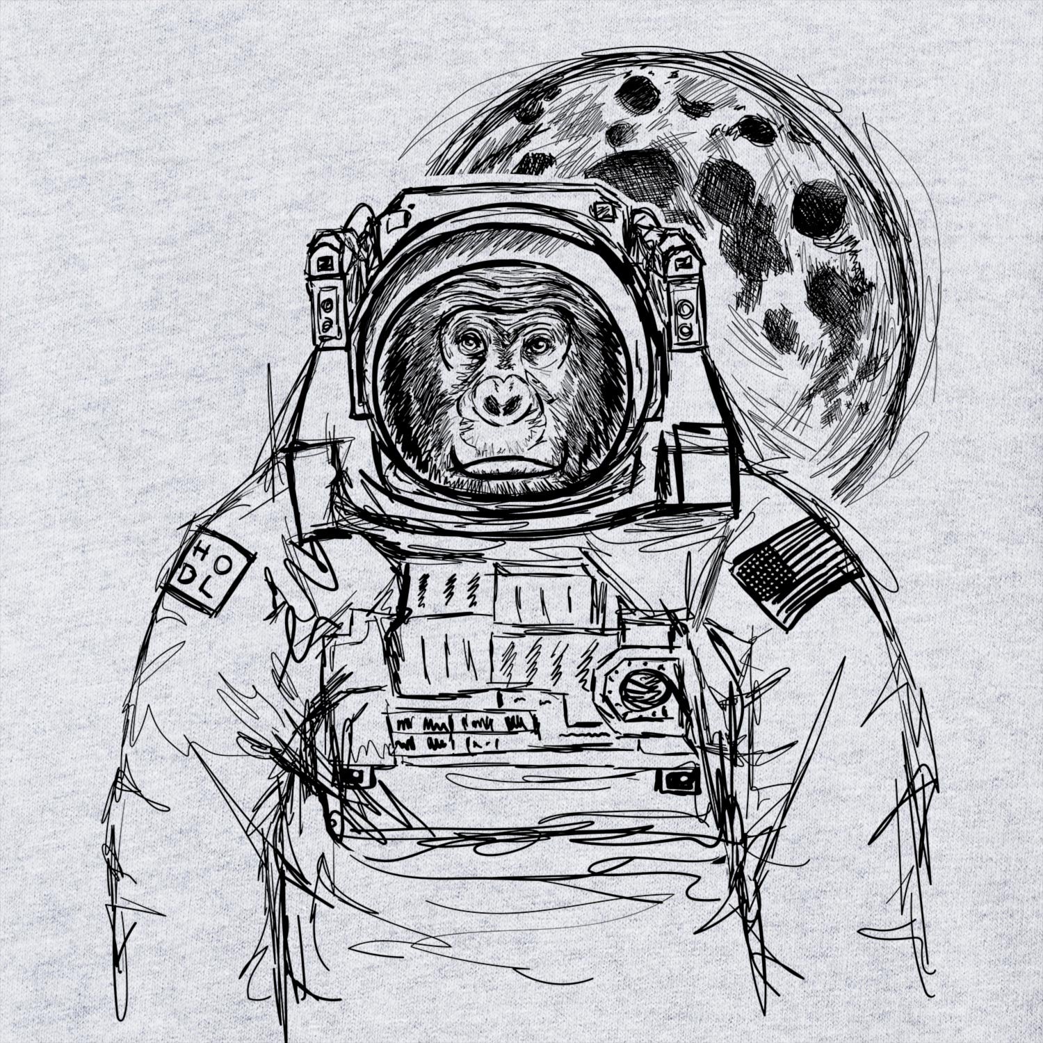 Space Ape  - Unisex Crewneck