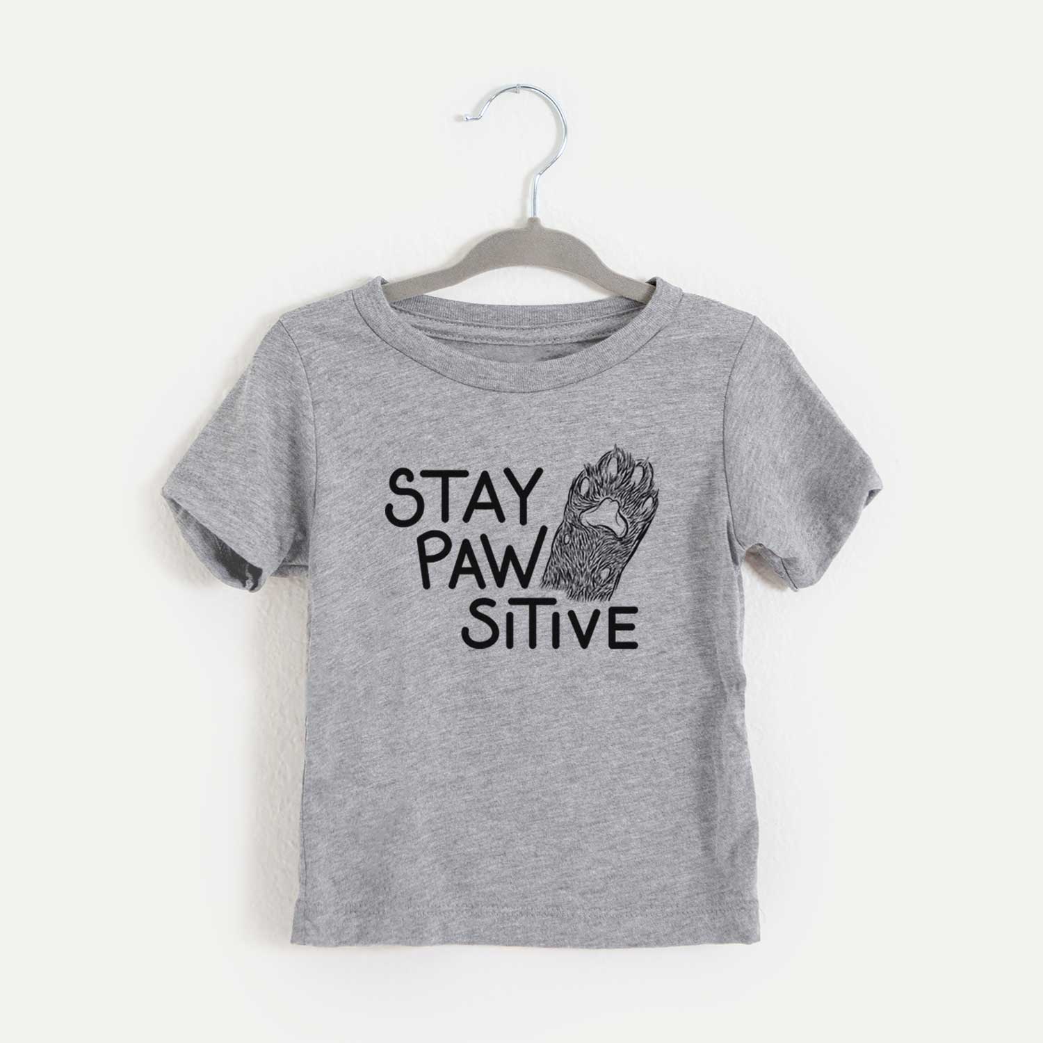 Stay Pawsitive - Cat Paw  - Kids/Youth/Toddler Shirt
