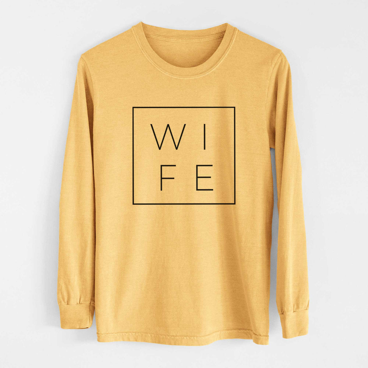 Wife Boxed - Heavyweight 100% Cotton Long Sleeve