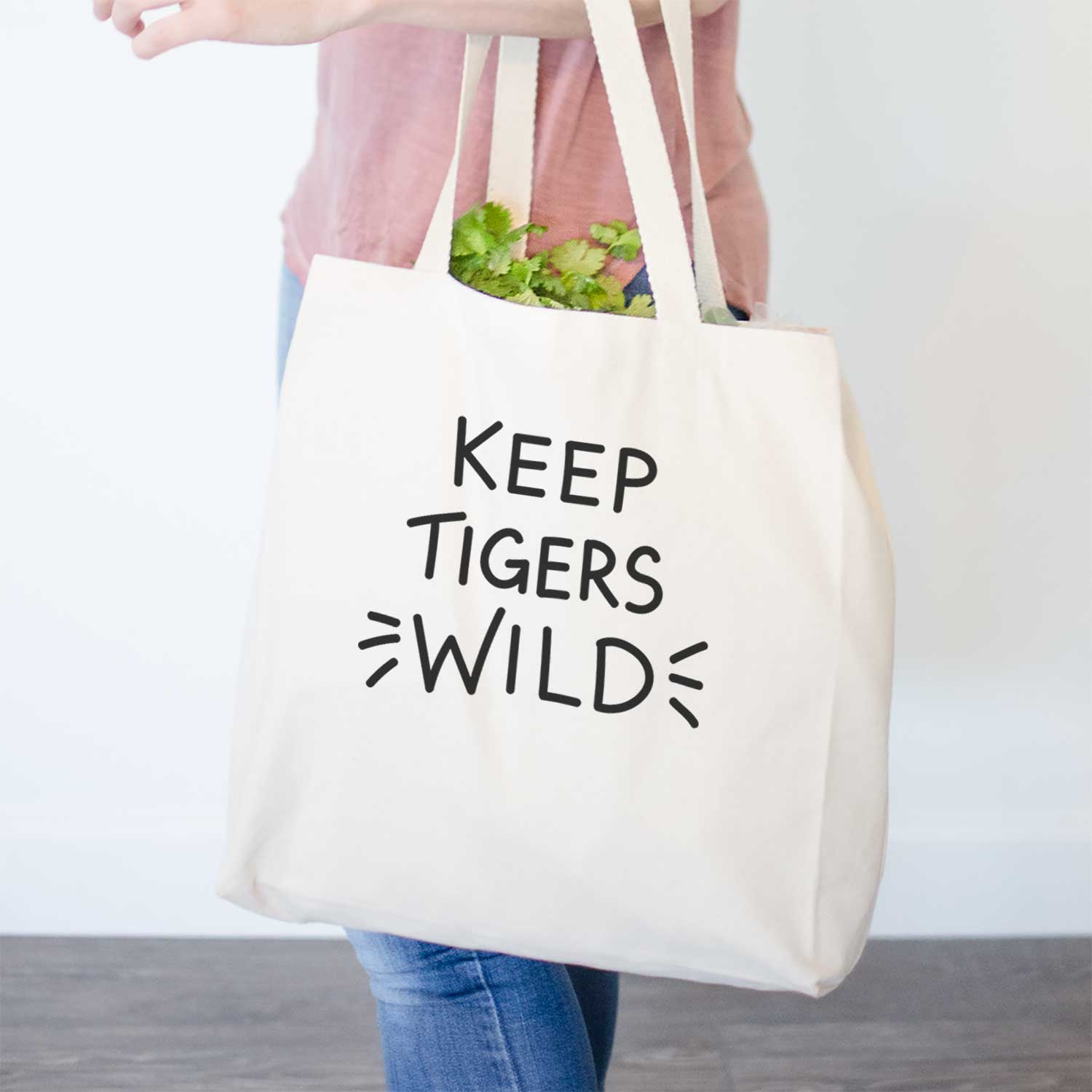 Keep Tigers Wild Whiskers  - Tote Bag