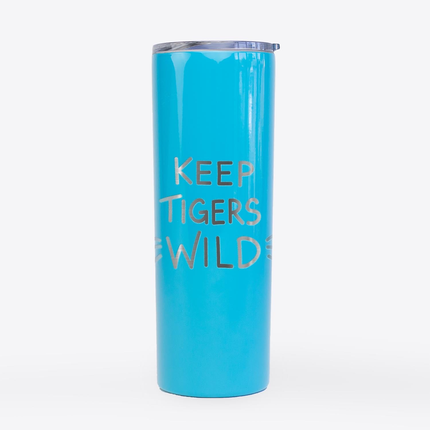 Keep Tigers Wild Whiskers  - 20oz Skinny Tumbler