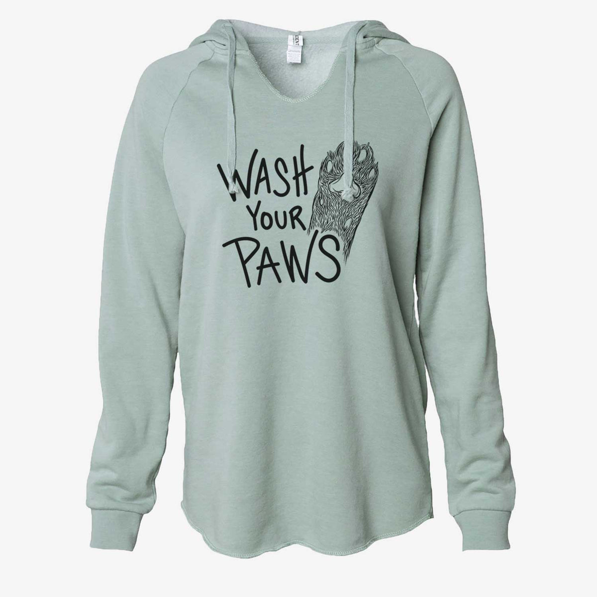 Wash Your Paws Cat Edition  - Cali Wave Hooded Sweatshirt