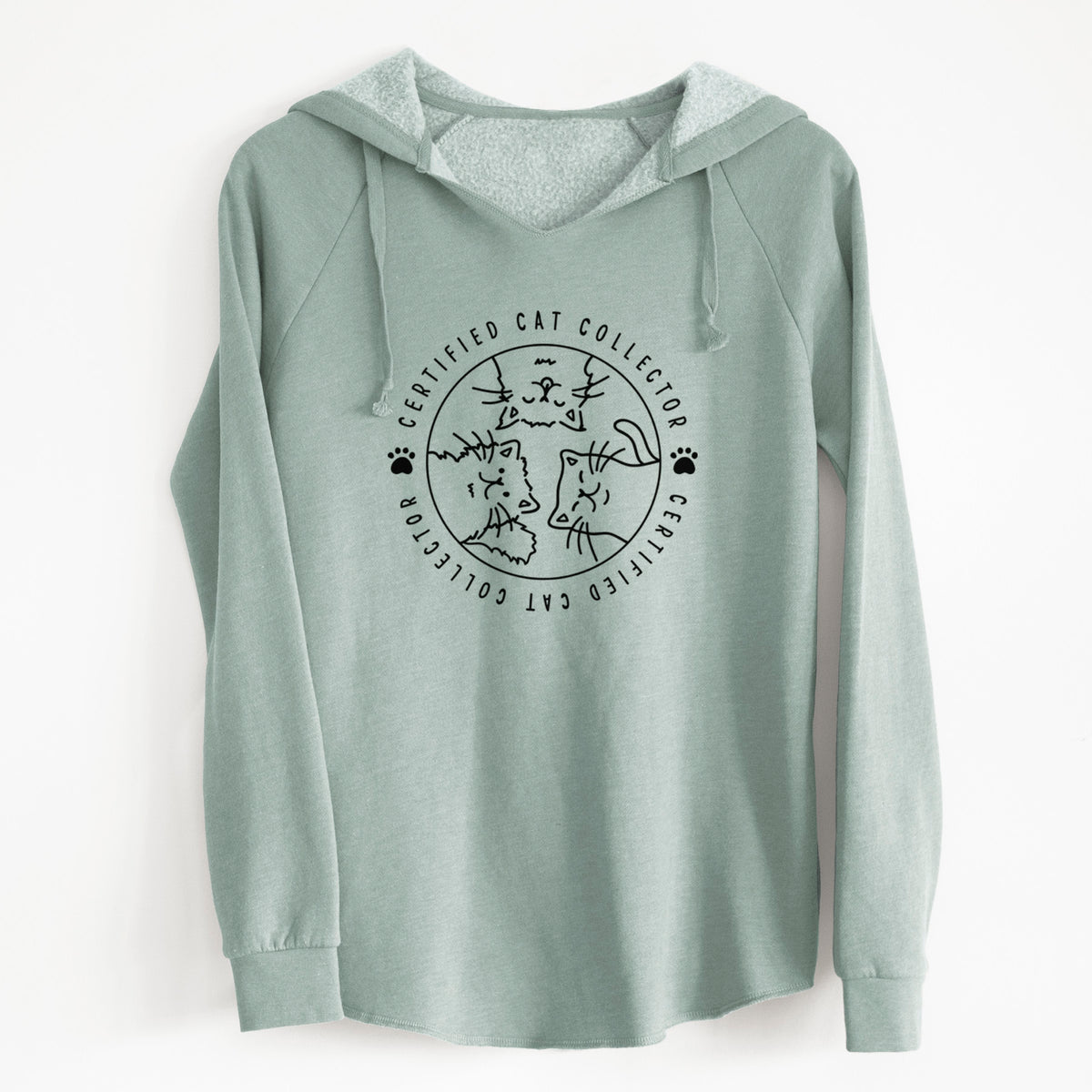 Certified Cat Collector - Cali Wave Hooded Sweatshirt