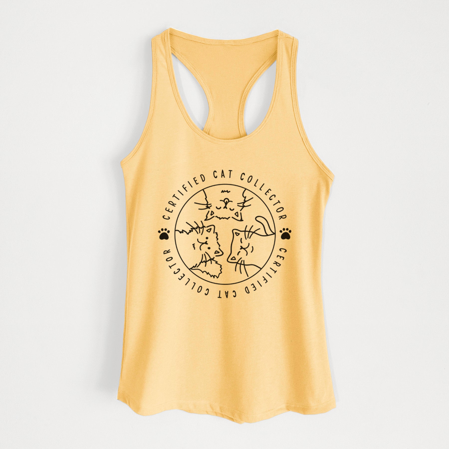 Certified Cat Collector - Women's Racerback Tanktop