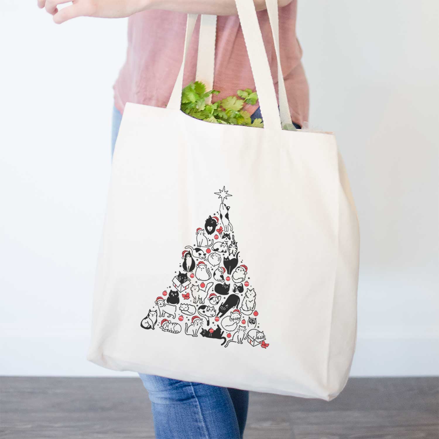 Christmas Tree of Cats - Tote Bag