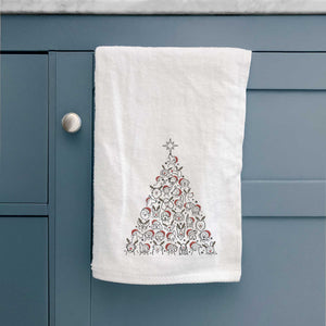 Christmas Tree of Dogs - Hand Towel